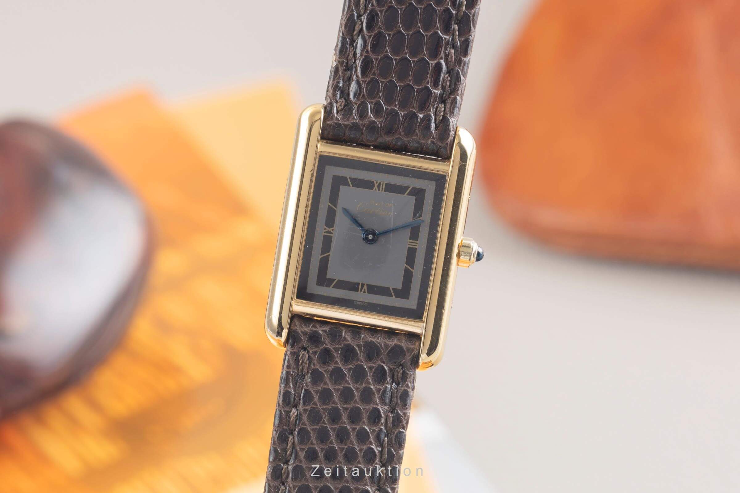 Cartier Tank silver-gilt quartz women's watch 366001  [2500892] - Image 2