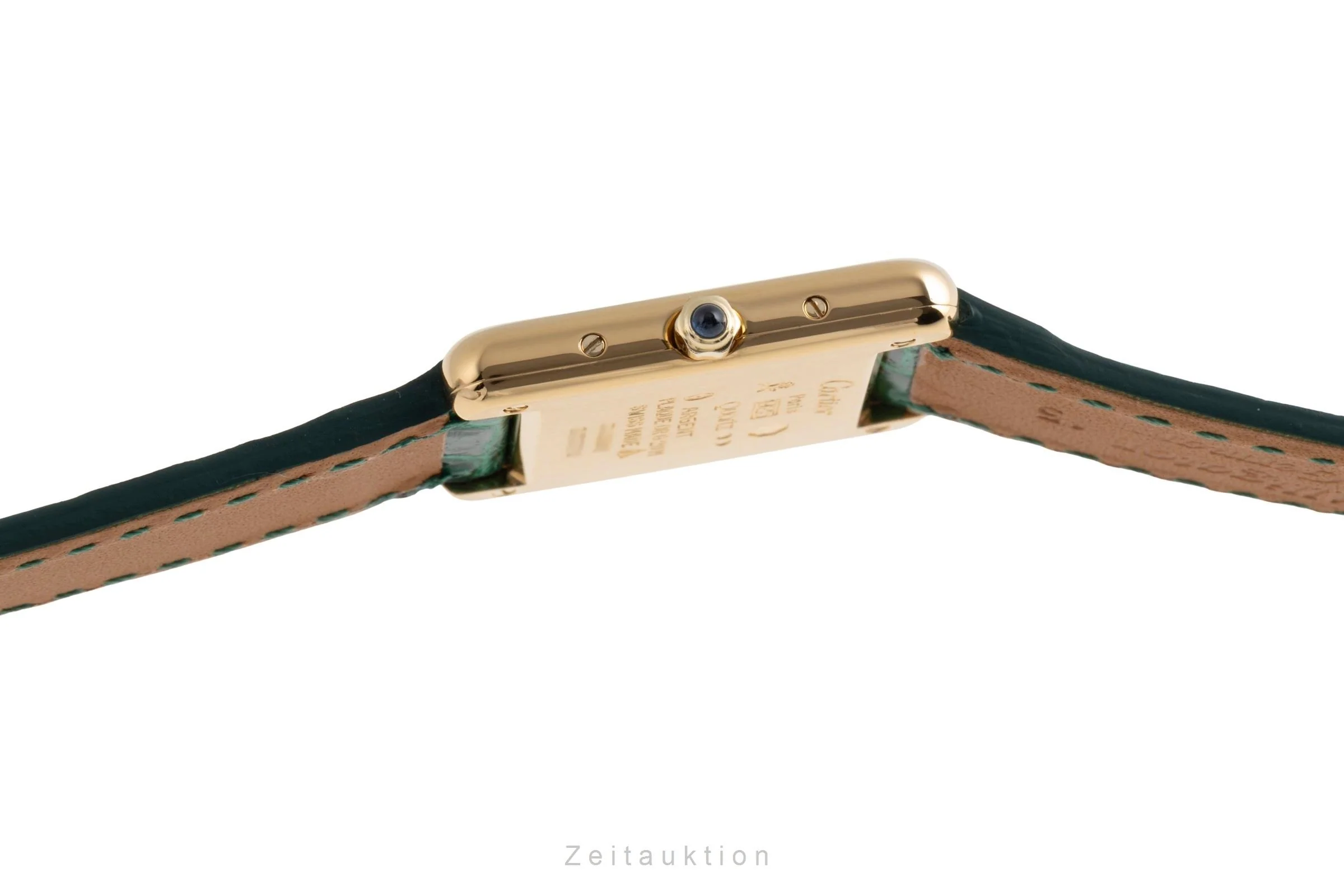 Cartier Tank silver-gilt quartz women's watch 366001  [2502953] - Image 12