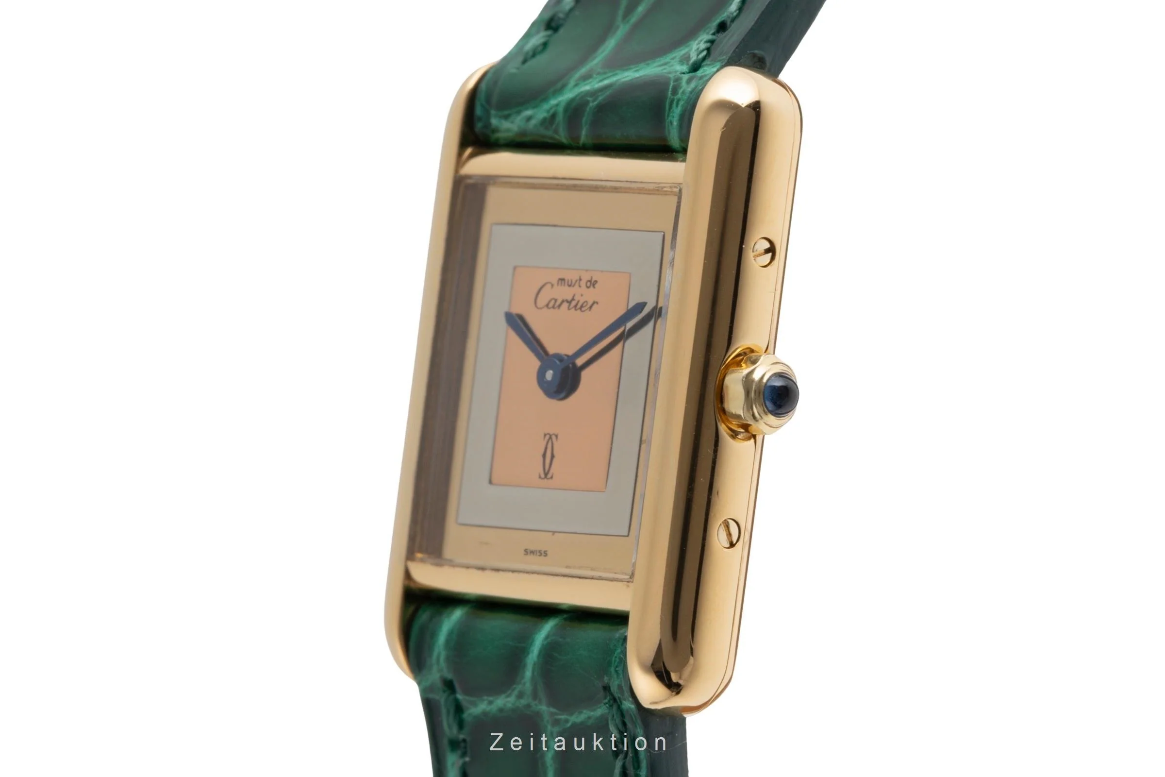 Cartier Tank silver-gilt quartz women's watch 366001  [2502953] - Image 7
