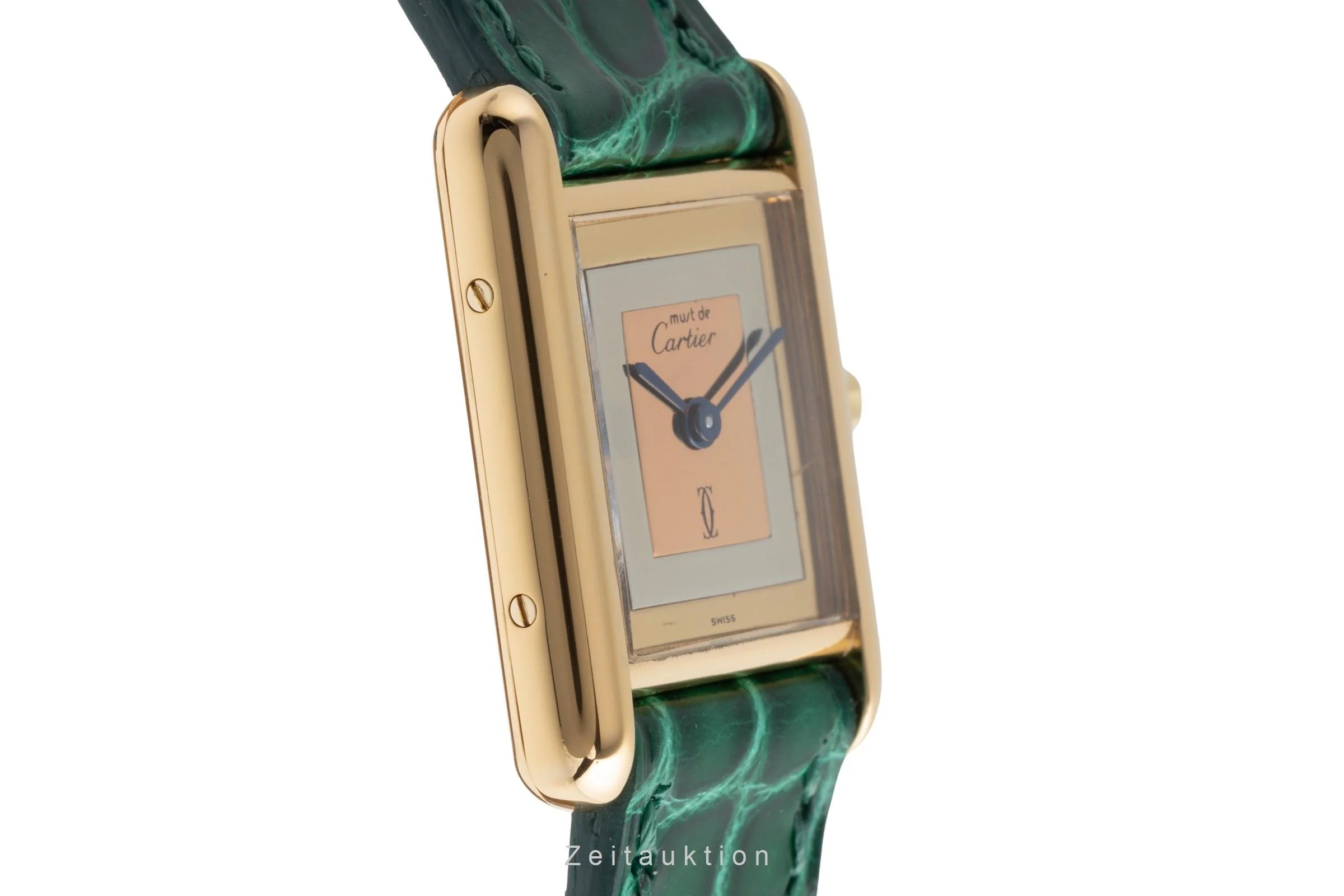 Cartier Tank silver-gilt quartz women's watch 366001  [2502953] - Image 8