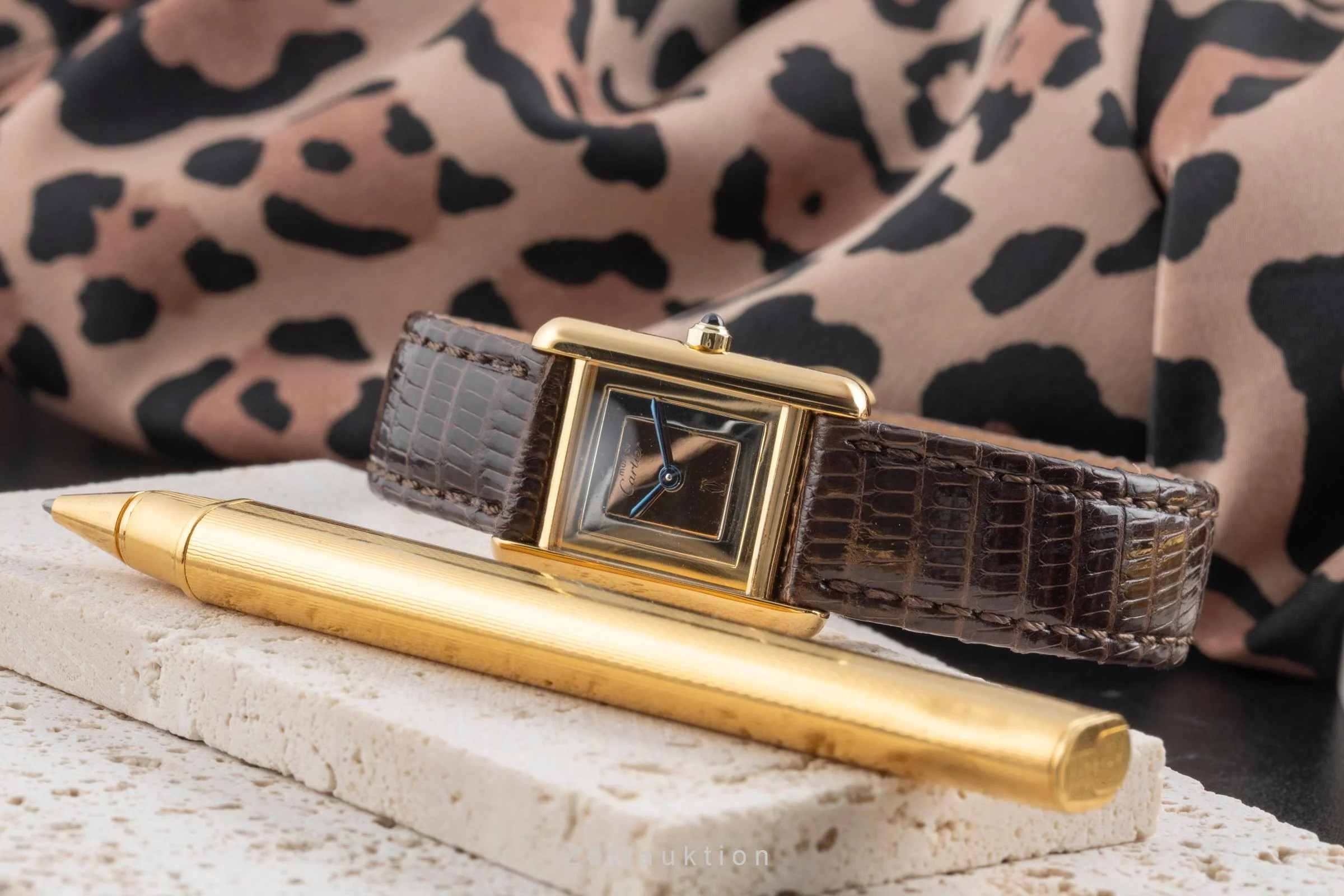 Cartier Tank silver-gilt quartz women's watch 366001, 849 191 23  [2503583] - Image 3