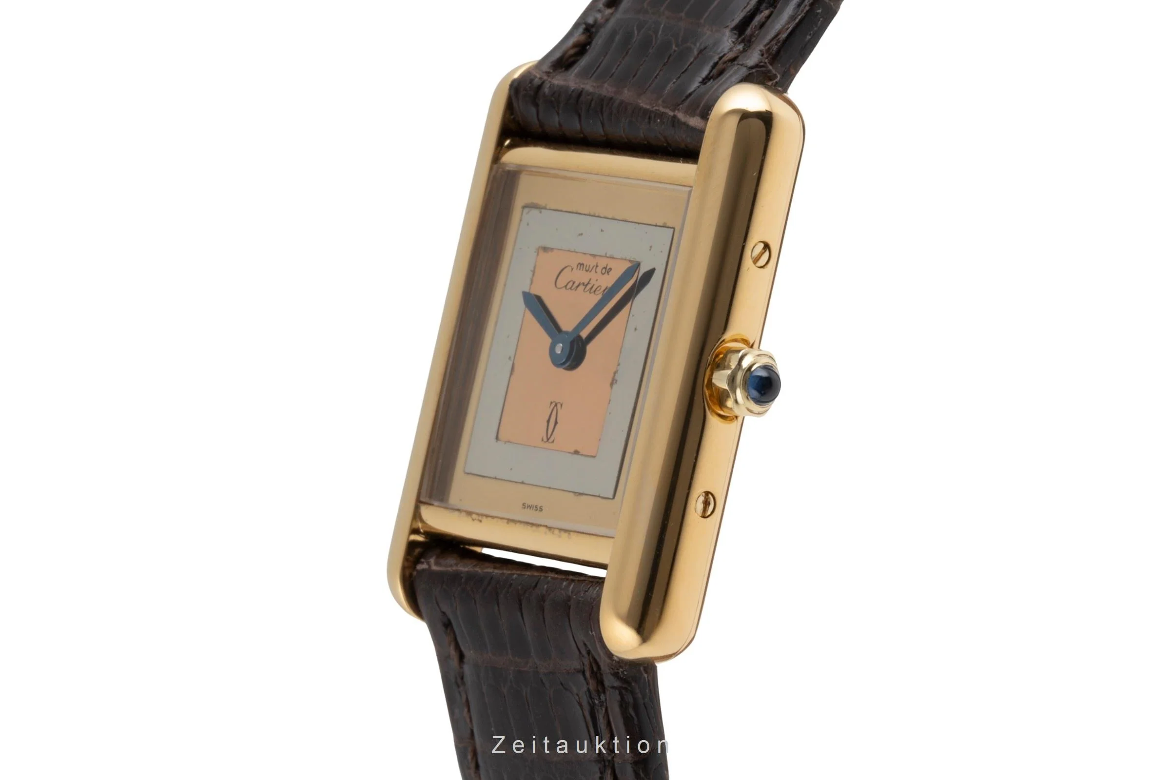 Cartier Tank silver-gilt quartz women's watch 366001, 849 191 23  [2503583] - Image 7