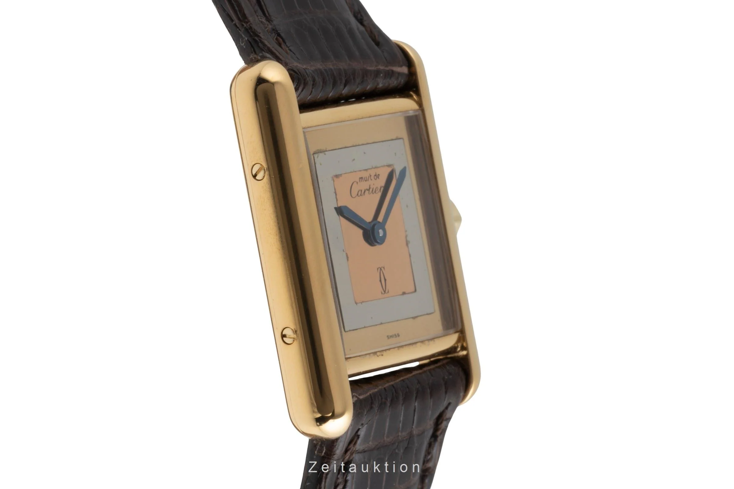 Cartier Tank silver-gilt quartz women's watch 366001, 849 191 23  [2503583] - Image 8