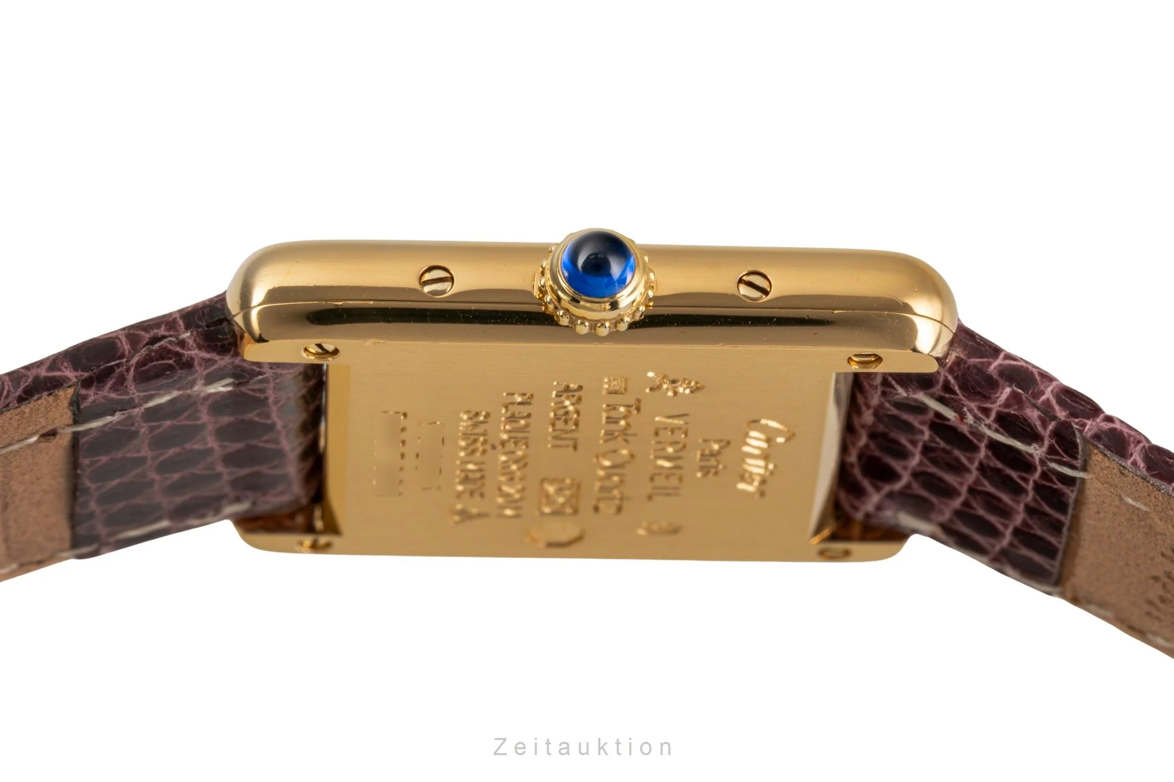 Cartier Tank silver-gilt quartz women's watch 5057001  [2503193] - Image 12