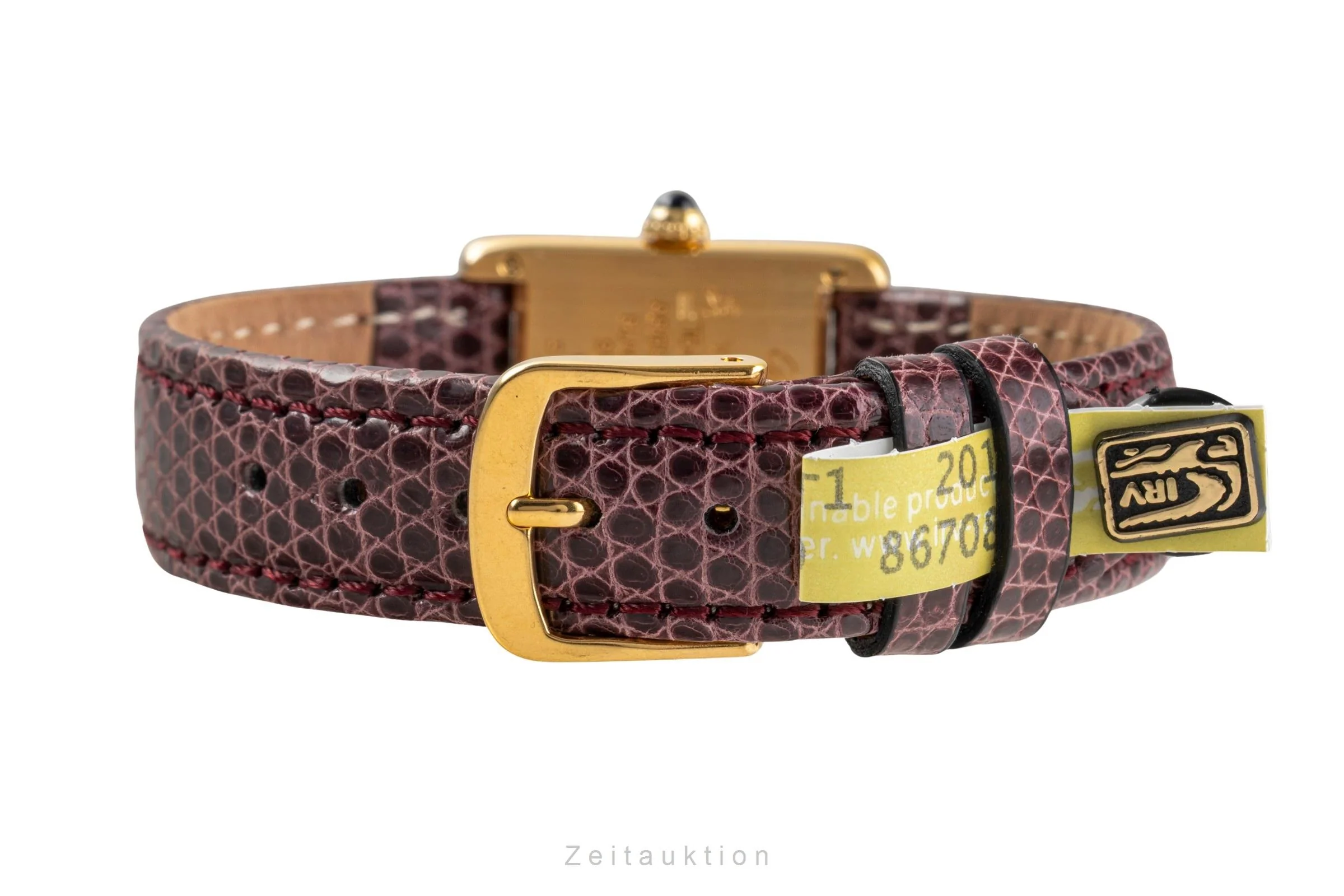 Cartier Tank silver-gilt quartz women's watch 5057001  [2503193] - Image 13