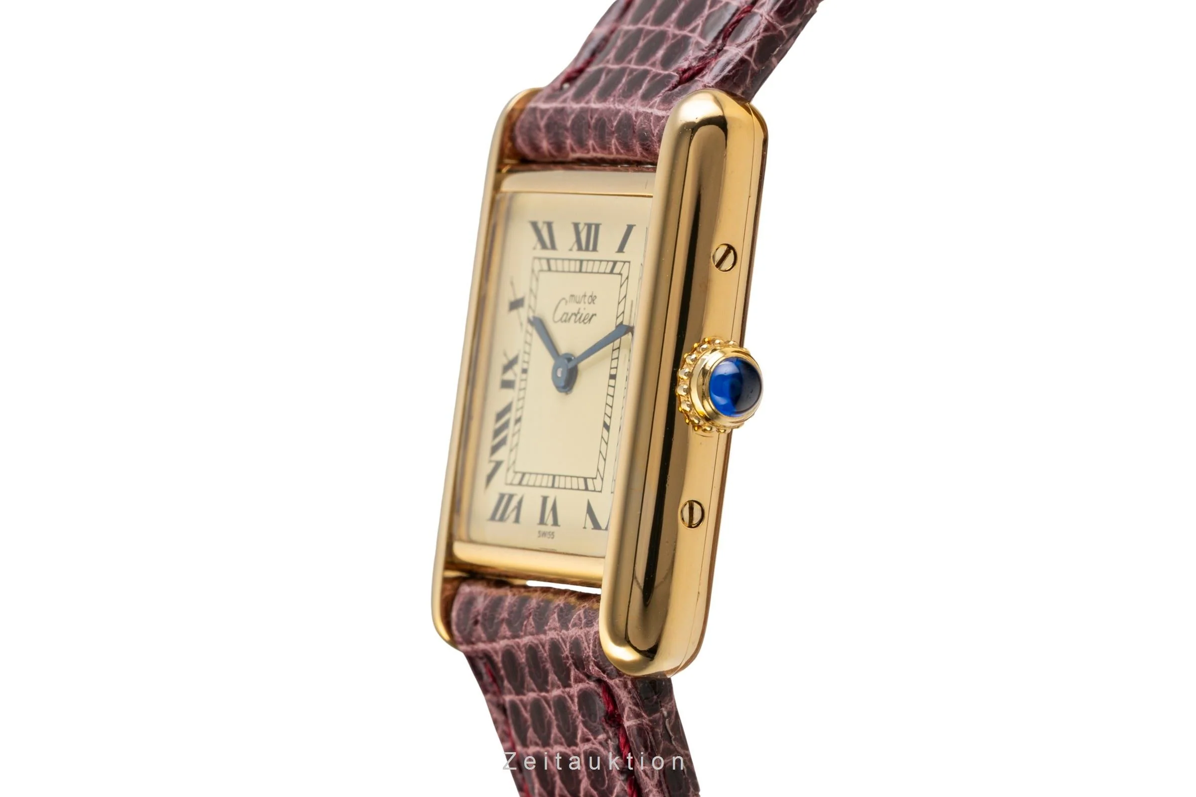 Cartier Tank silver-gilt quartz women's watch 5057001  [2503193] - Image 7