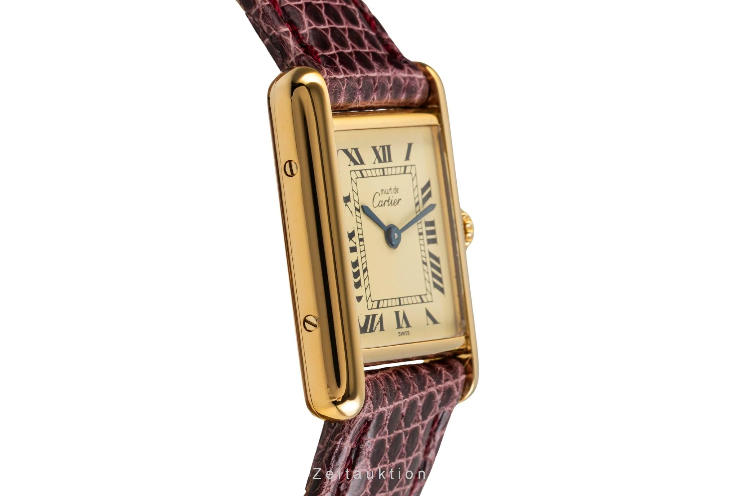 Cartier Tank silver-gilt quartz women's watch 5057001  [2503193] - Image 8