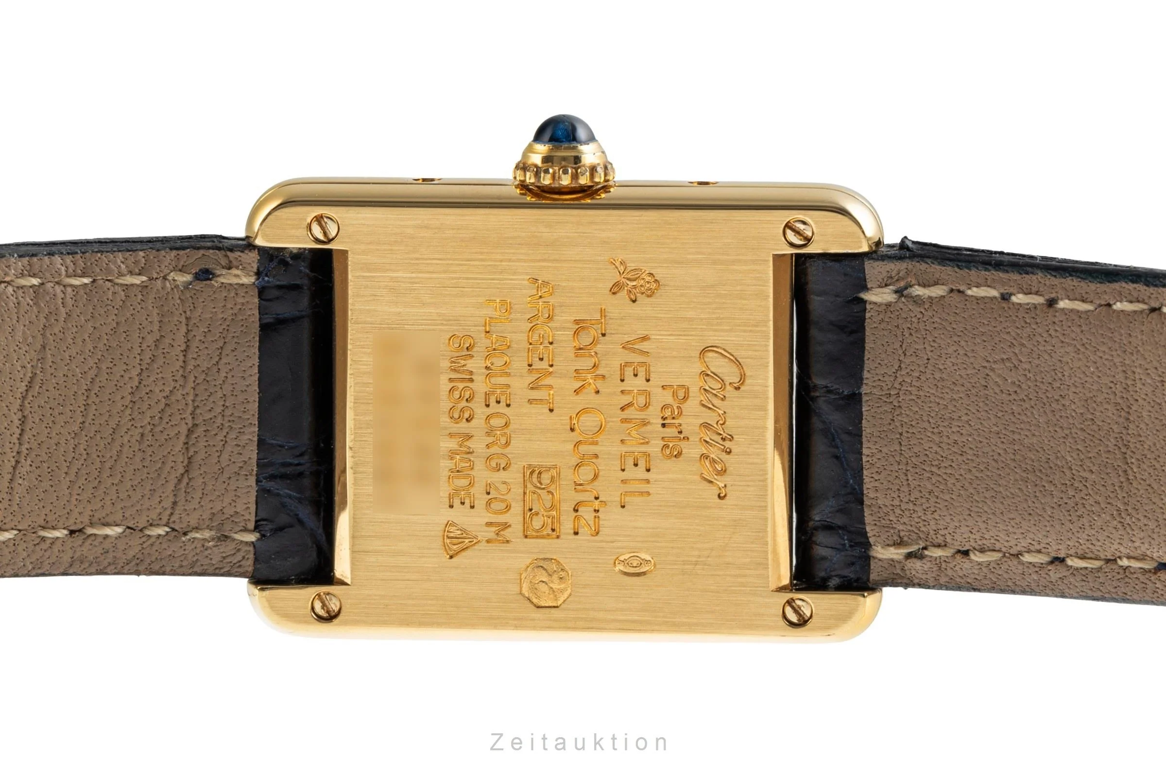 Cartier Tank silver-gilt quartz women's watch 5057001  [2504759] - Image 11