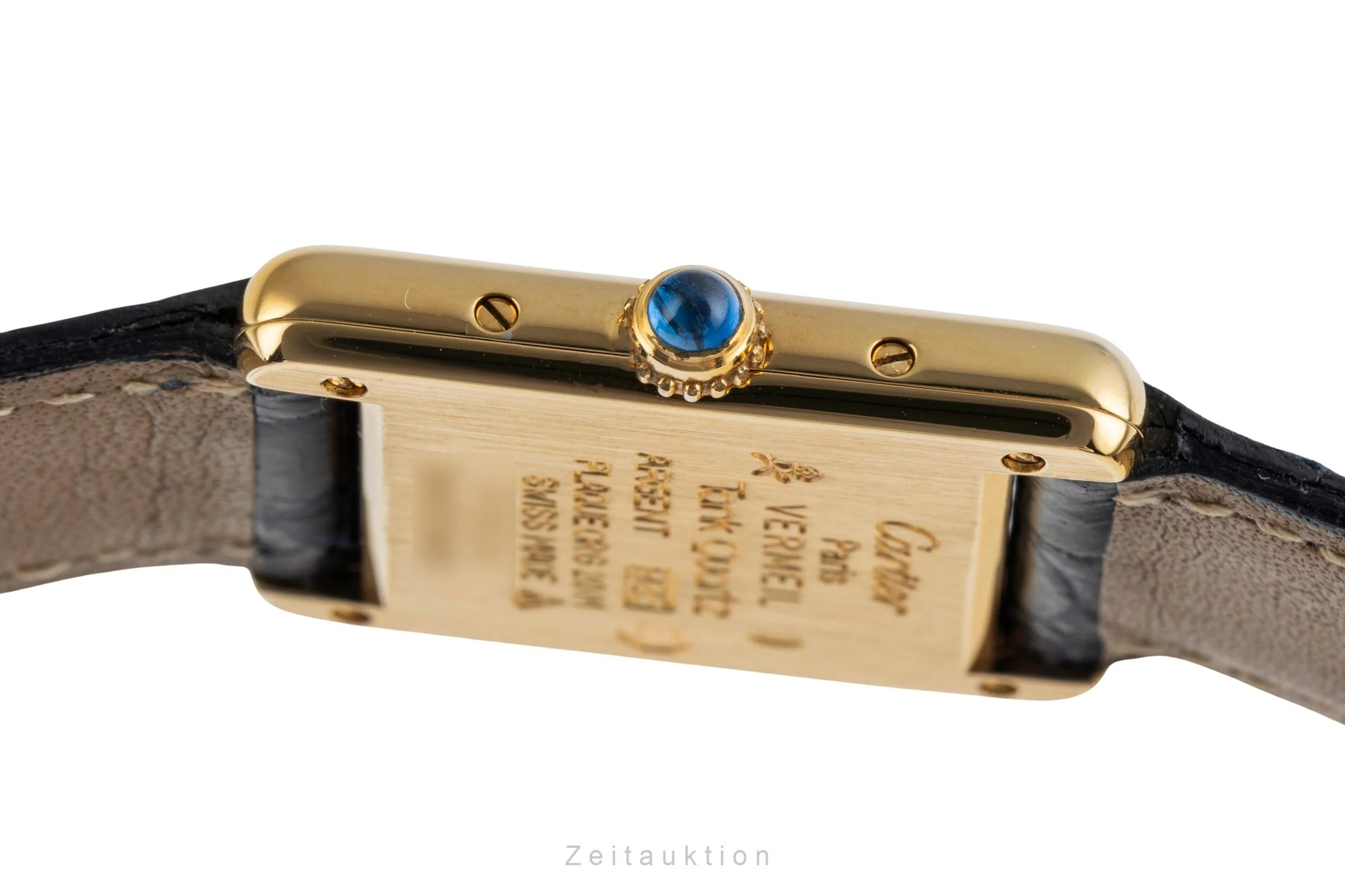 Cartier Tank silver-gilt quartz women's watch 5057001  [2504759] - Image 12