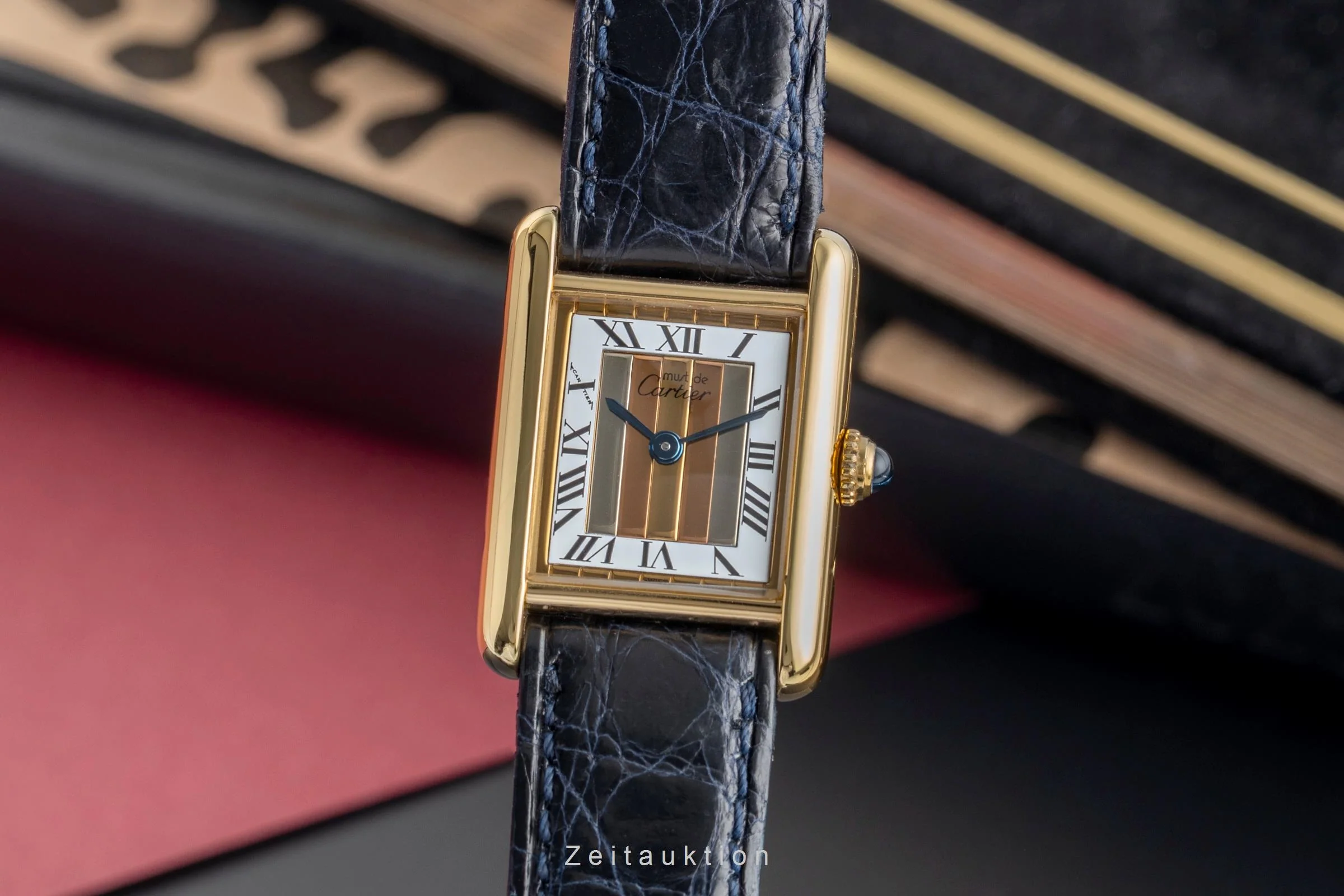 Cartier Tank silver-gilt quartz women's watch 5057001  [2504759] - Image 2