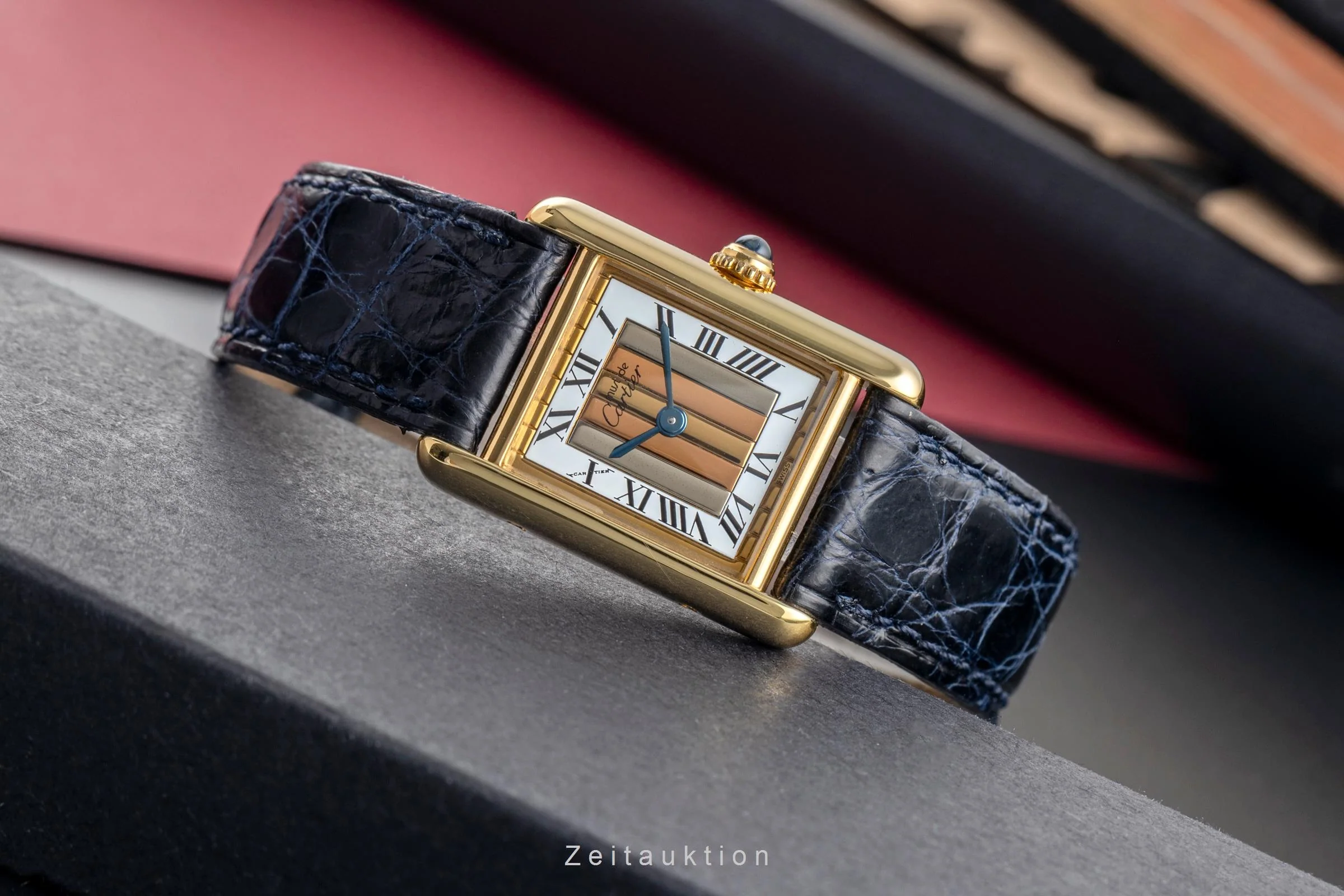 Cartier Tank silver-gilt quartz women's watch 5057001  [2504759] - Image 3