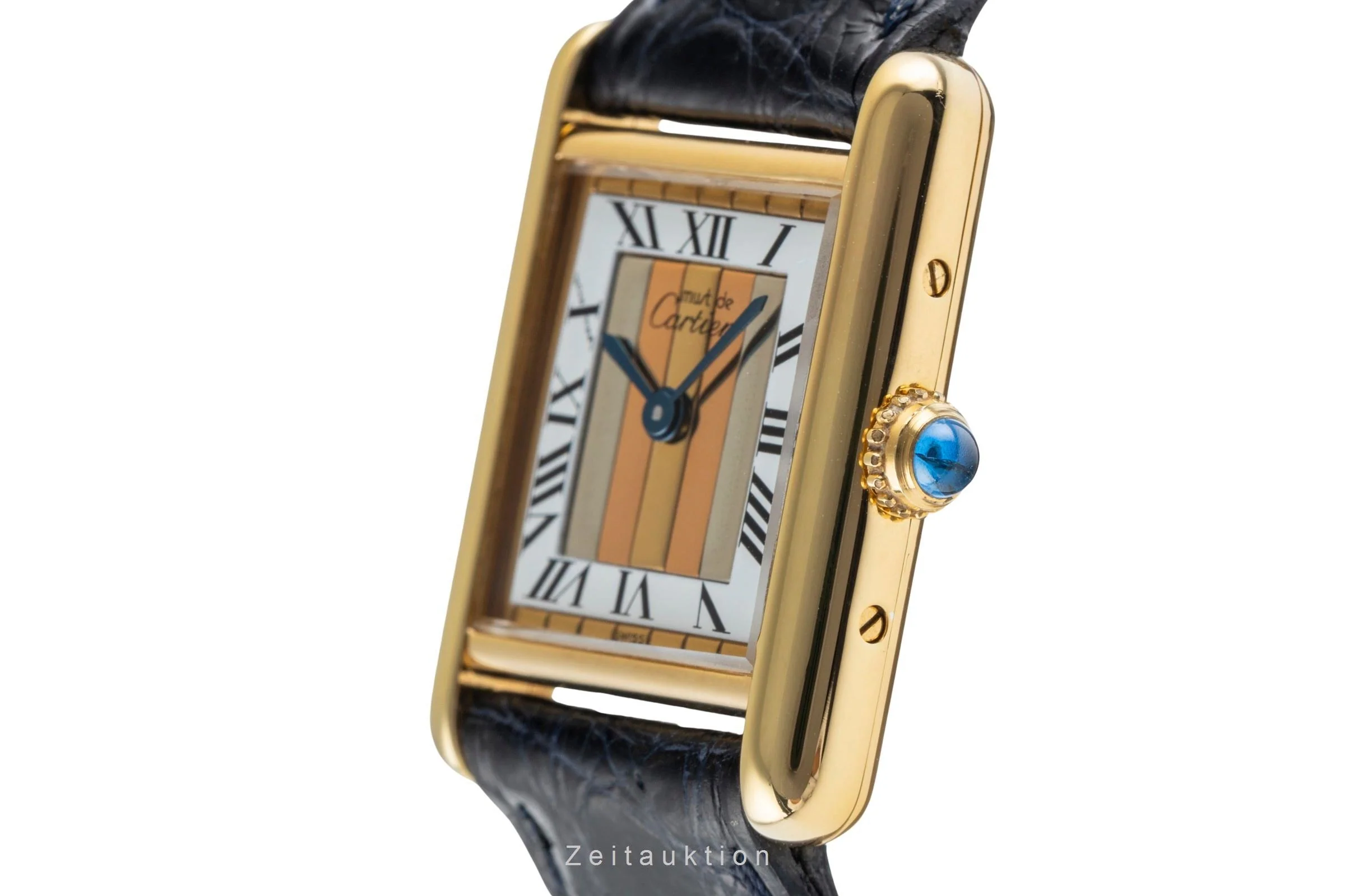 Cartier Tank silver-gilt quartz women's watch 5057001  [2504759] - Image 7
