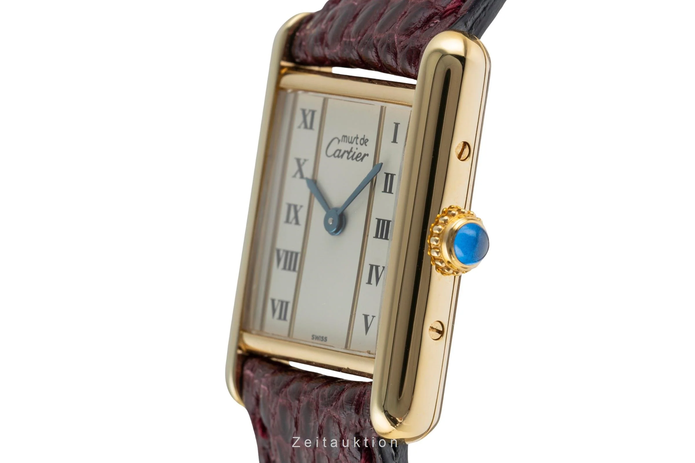 Cartier Tank silver-gilt quartz women's watch 5057001, GGC98000  [2504015] - Image 7