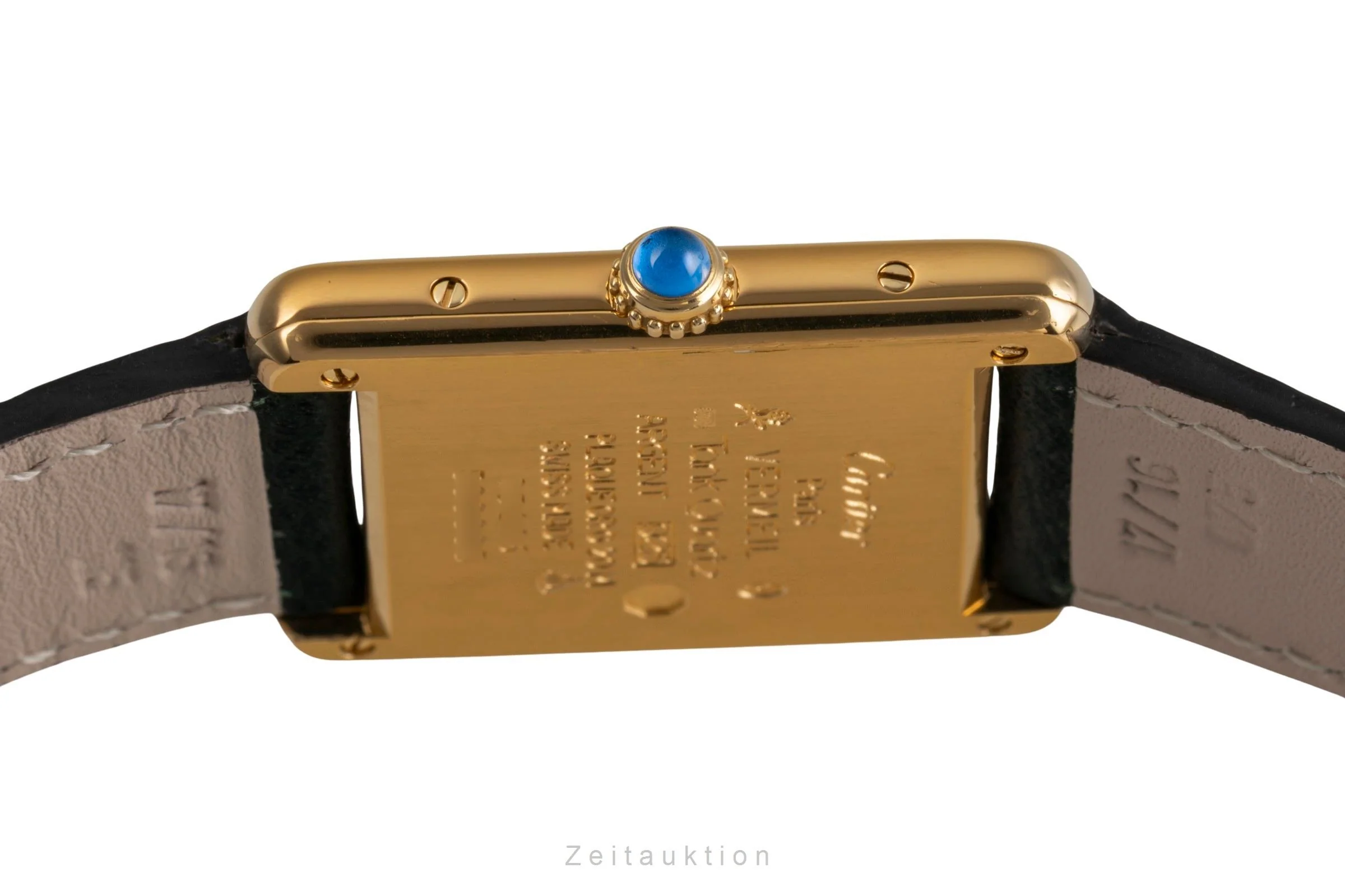 Cartier Tank silver-gilt quartz women's watch 590005  [2502928] - Image 11