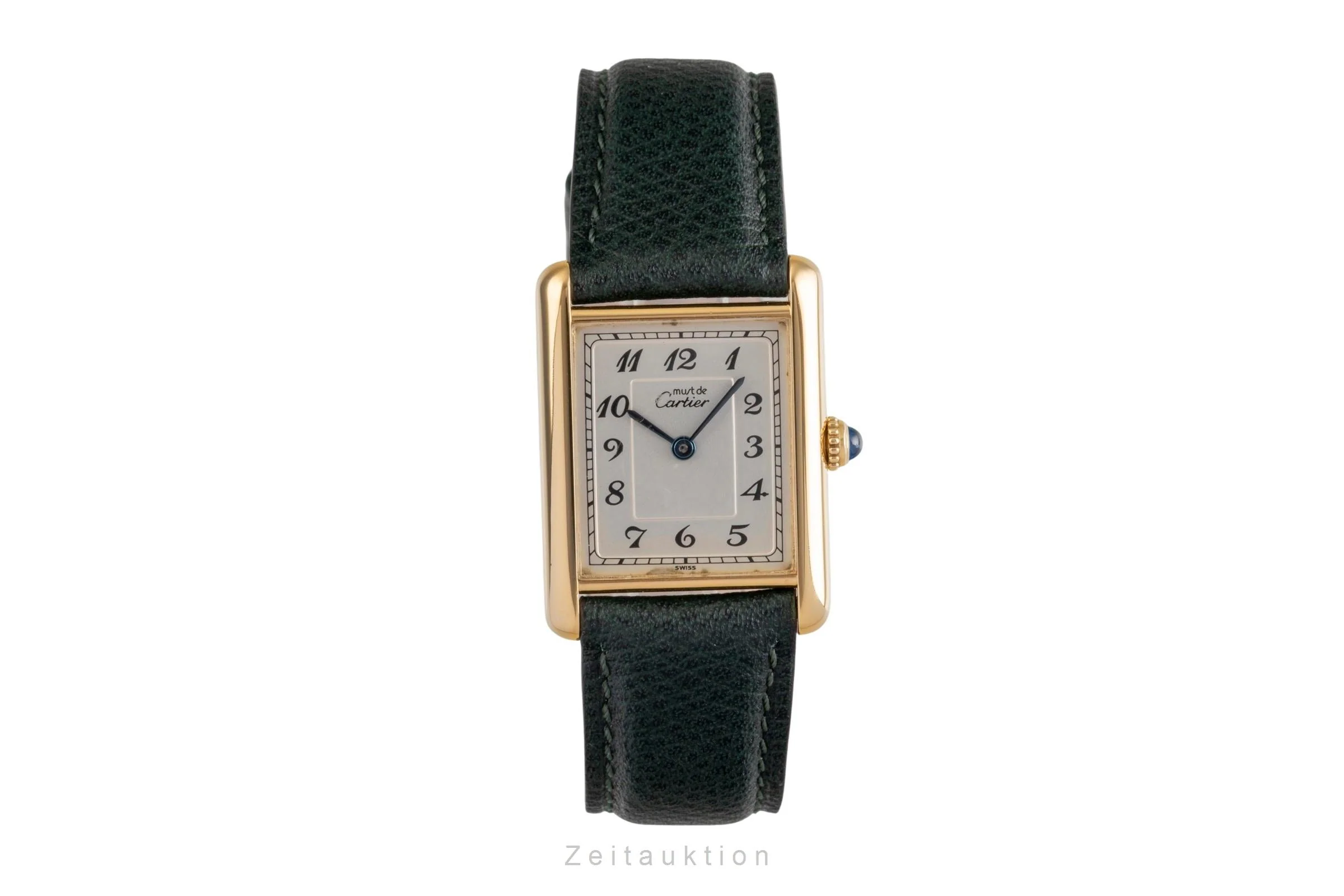 Cartier Tank silver-gilt quartz women's watch 590005  [2502928] - Image 5