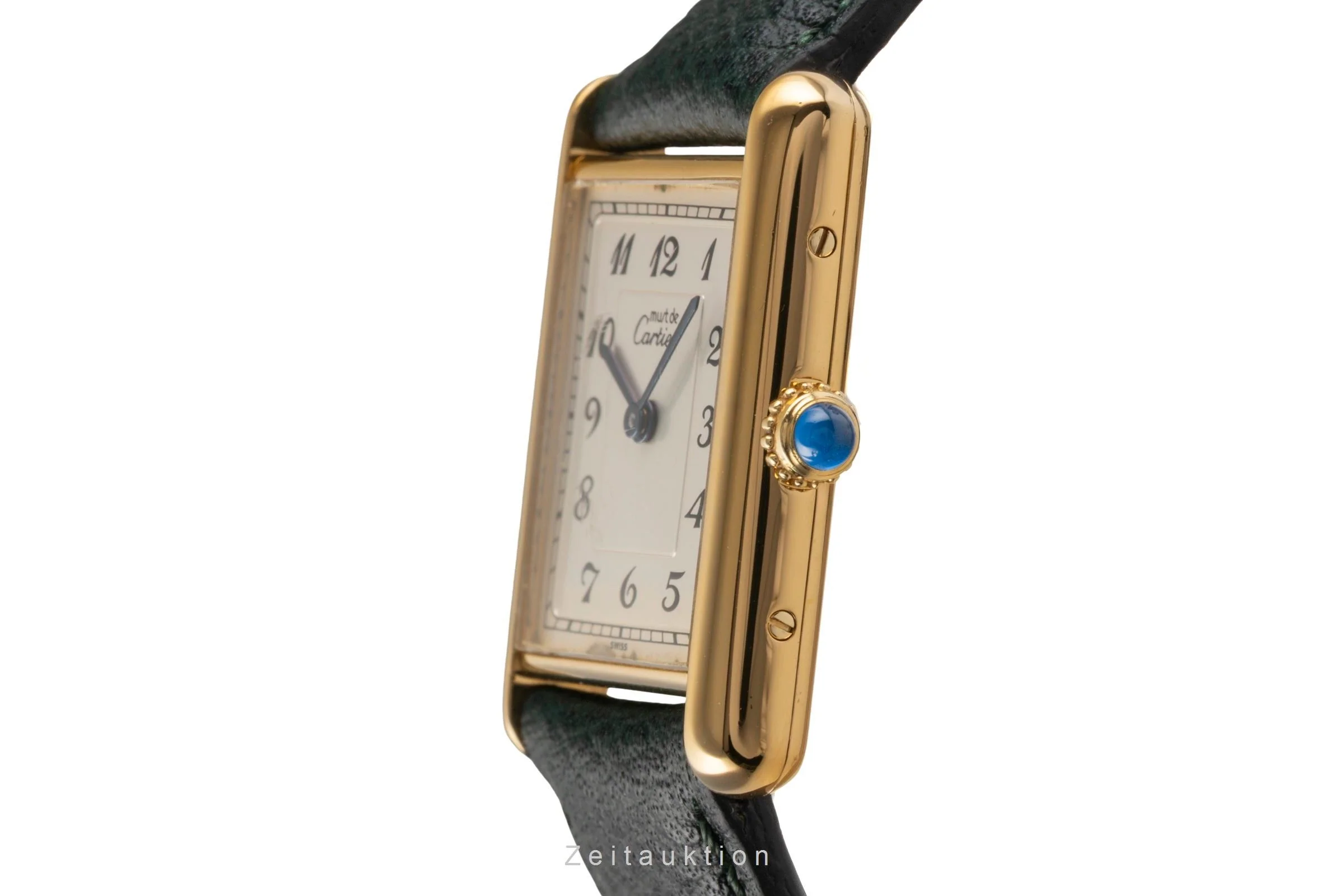 Cartier Tank silver-gilt quartz women's watch 590005  [2502928] - Image 7