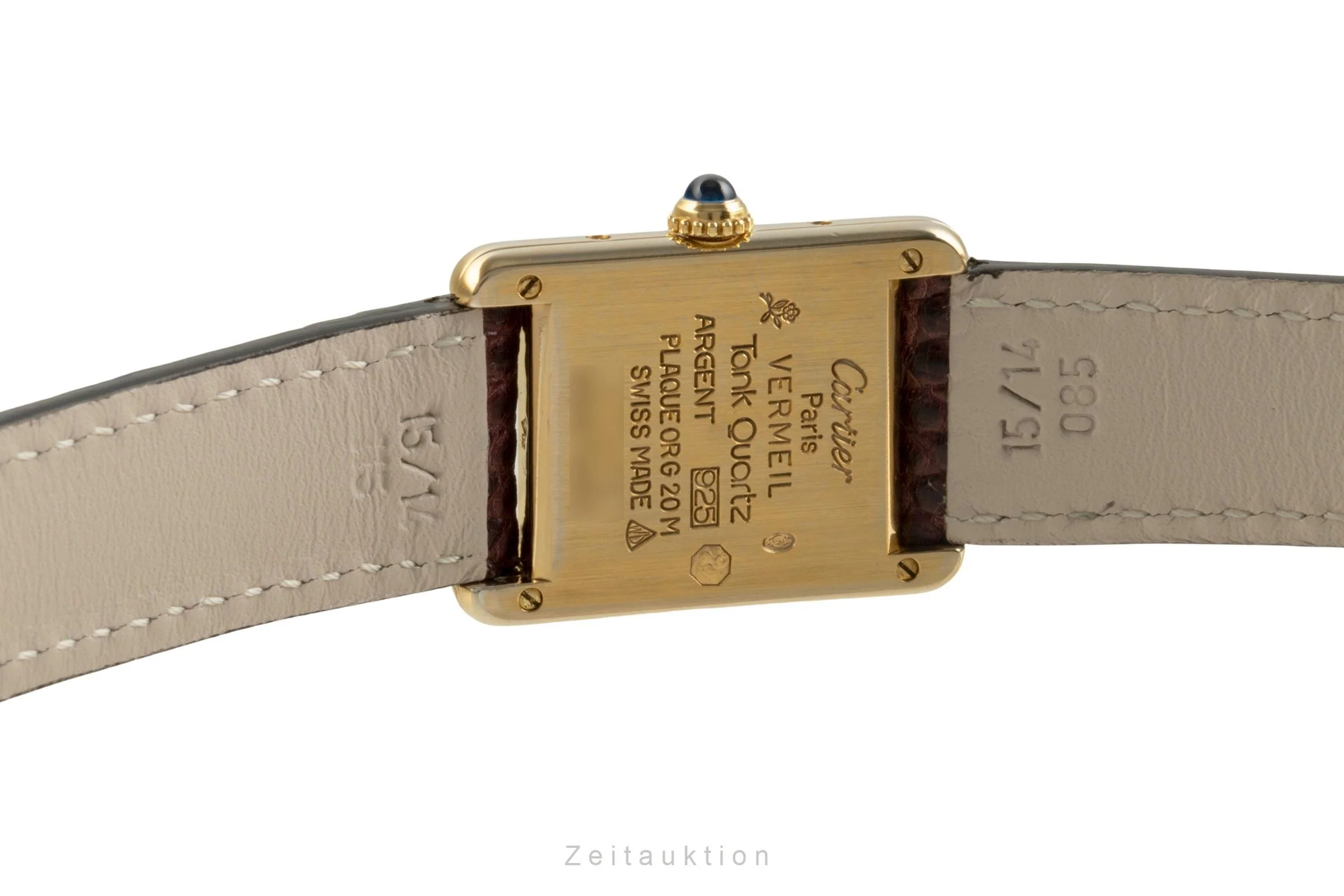Cartier Tank silver-gilt quartz women's watch W1001354, 5057001  [2504022] - Image 11