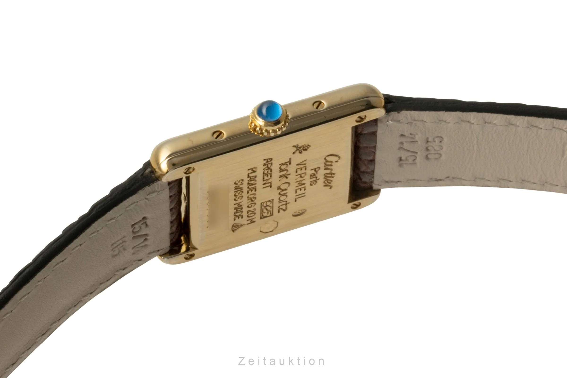 Cartier Tank silver-gilt quartz women's watch W1001354, 5057001  [2504022] - Image 12