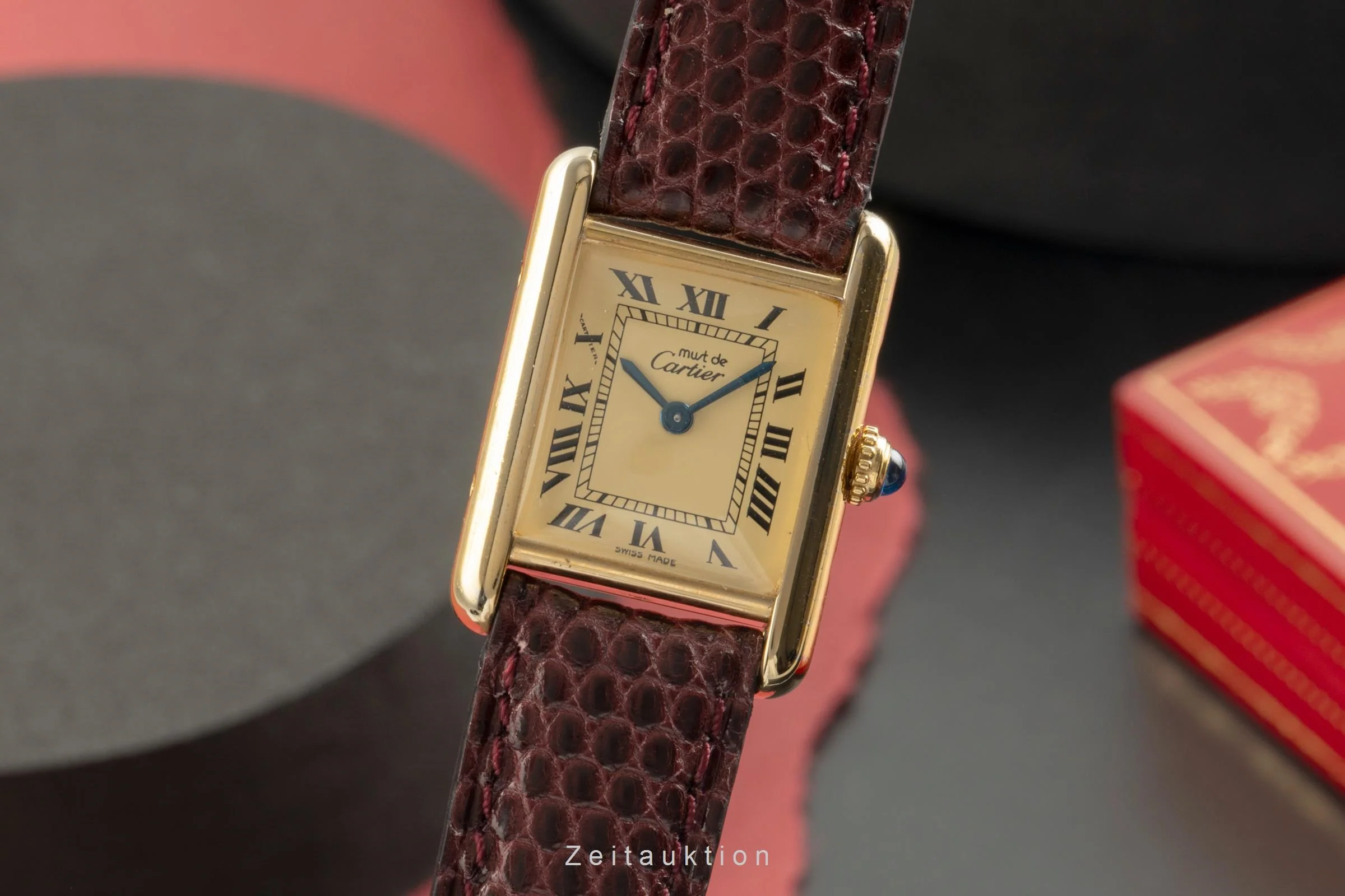 Cartier Tank silver-gilt quartz women's watch W1001354, 5057001  [2504022] - Image 2