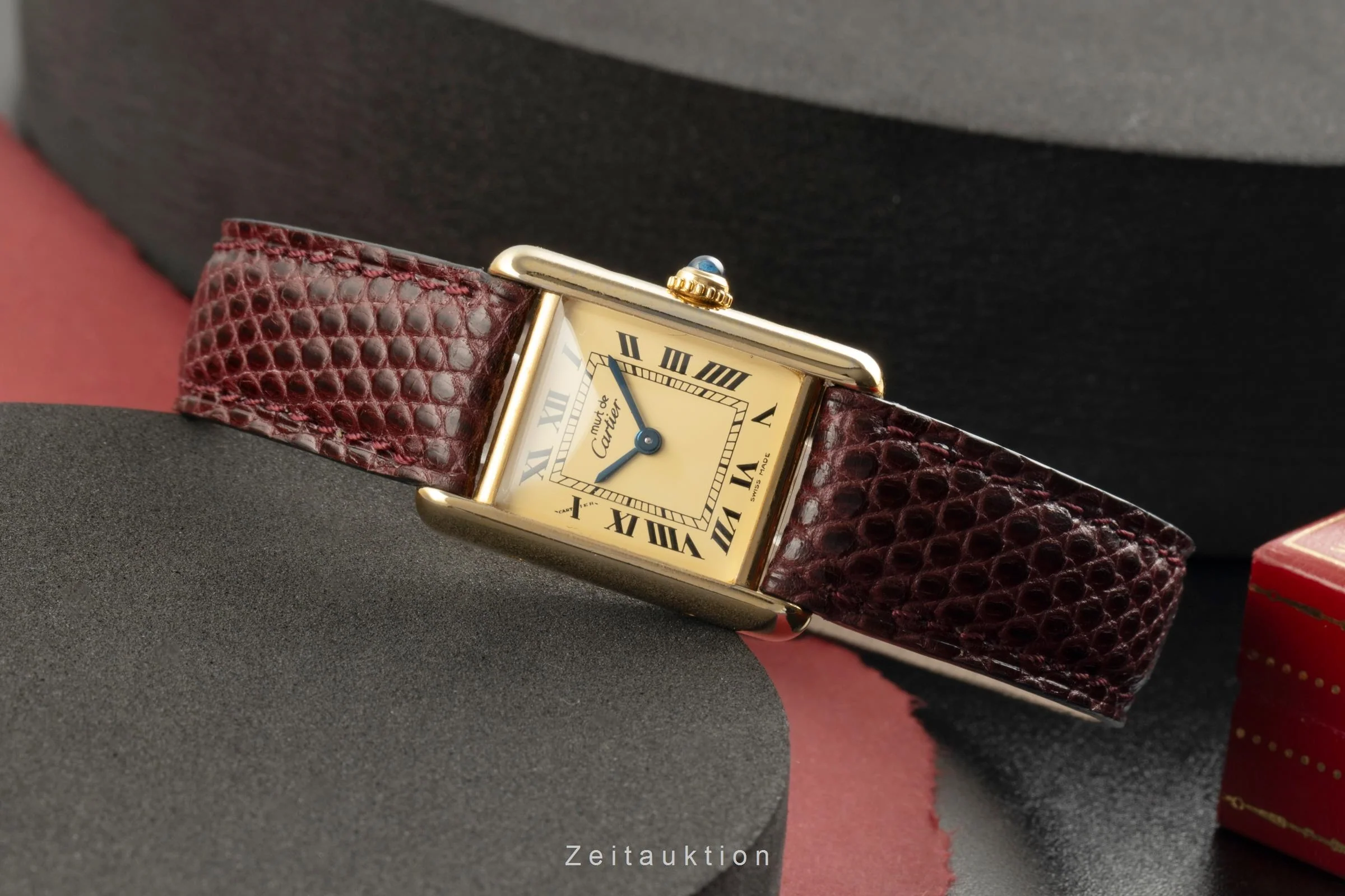 Cartier Tank silver-gilt quartz women's watch W1001354, 5057001  [2504022] - Image 3