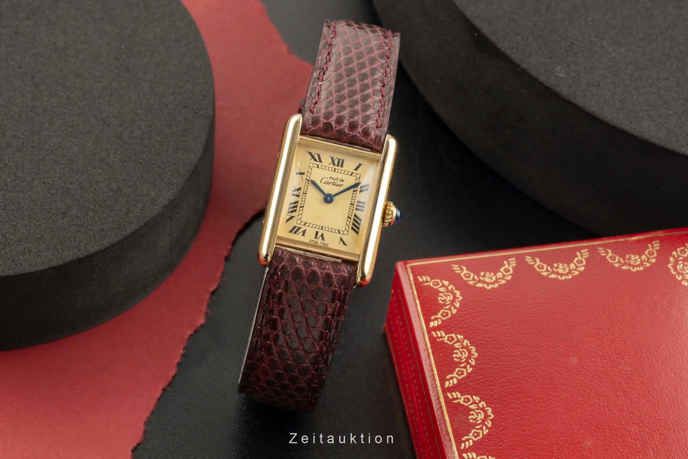 Cartier Tank silver-gilt quartz women's watch W1001354, 5057001  [2504022] - Image 4