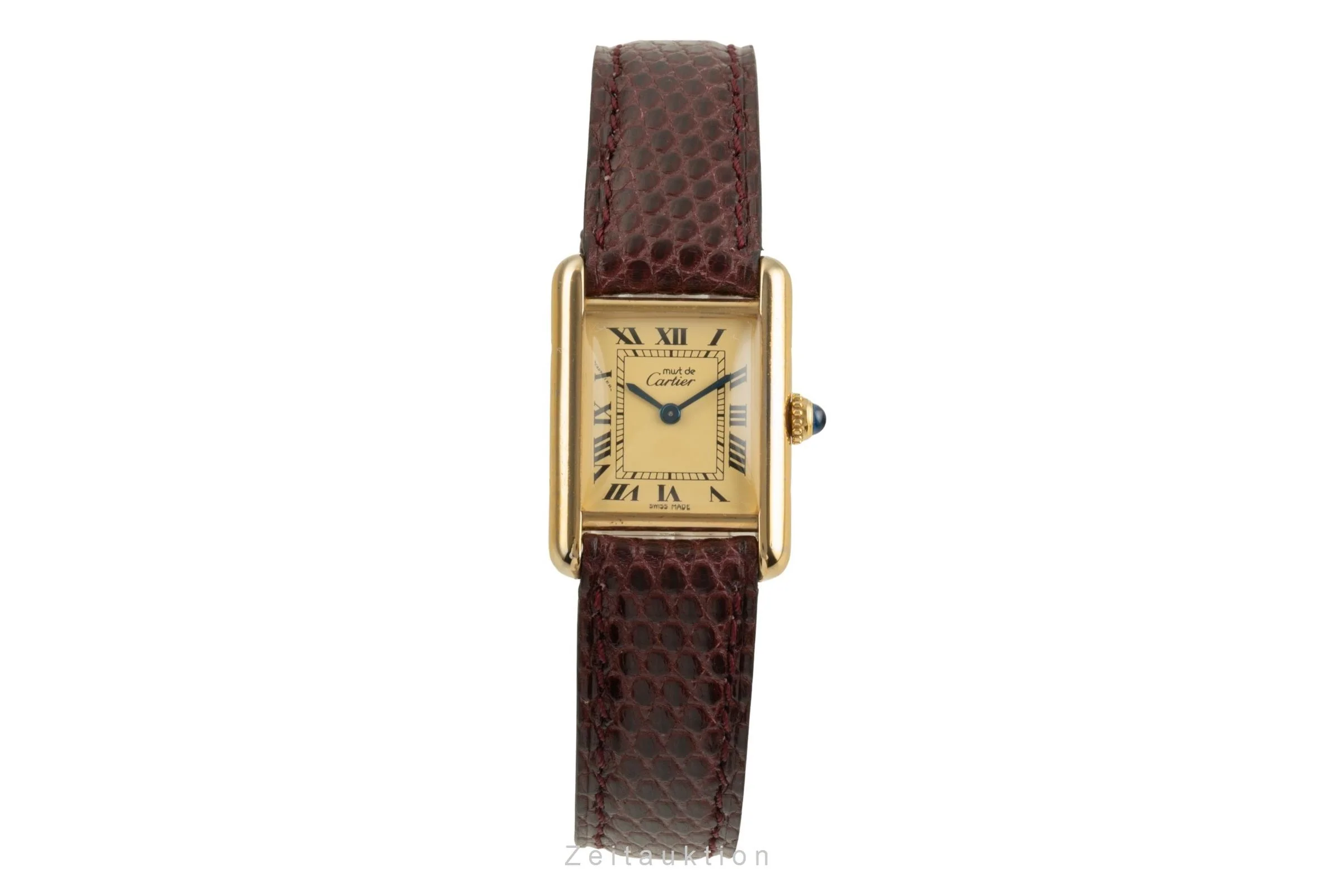Cartier Tank silver-gilt quartz women's watch W1001354, 5057001  [2504022] - Image 5