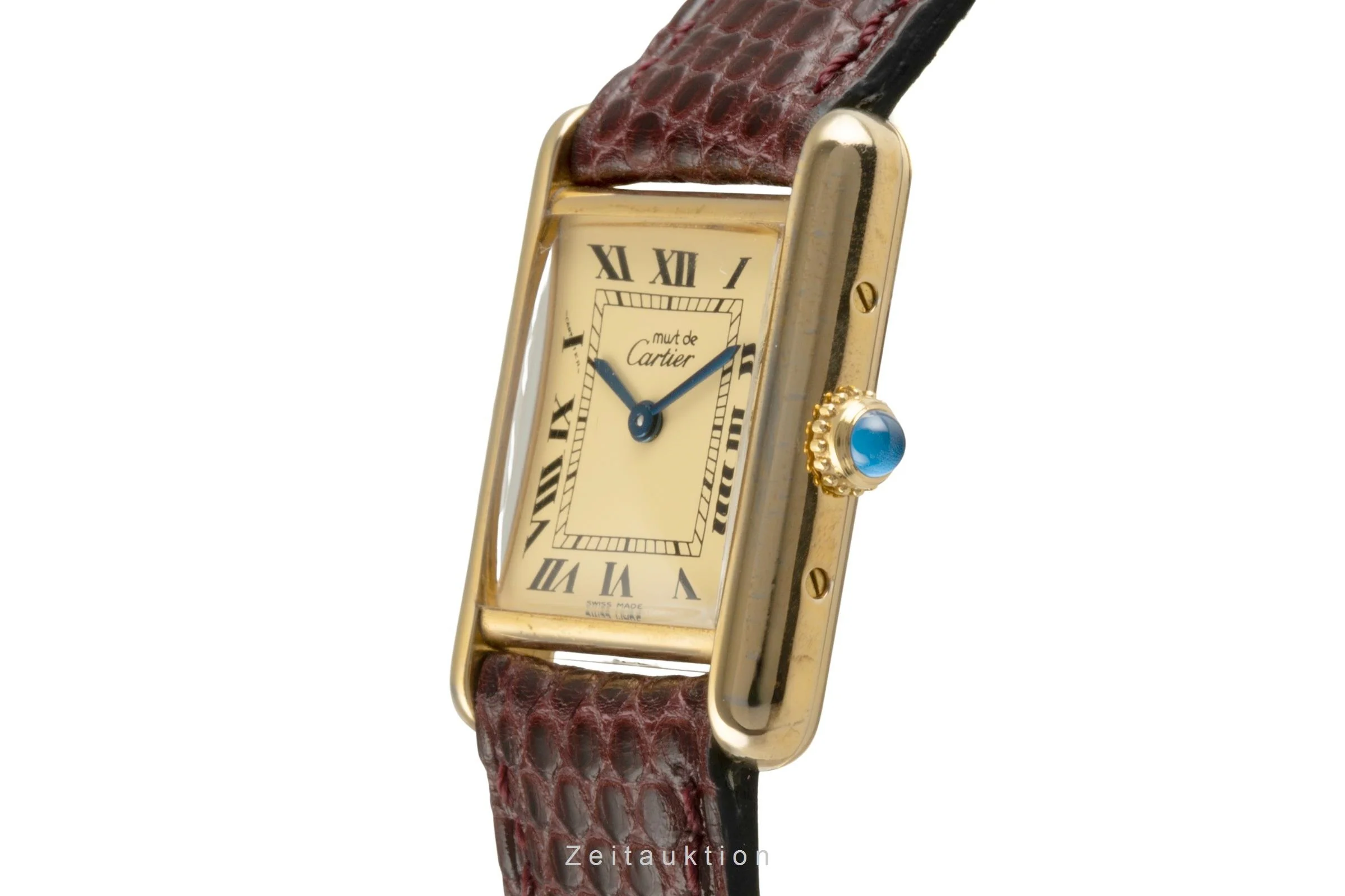 Cartier Tank silver-gilt quartz women's watch W1001354, 5057001  [2504022] - Image 7