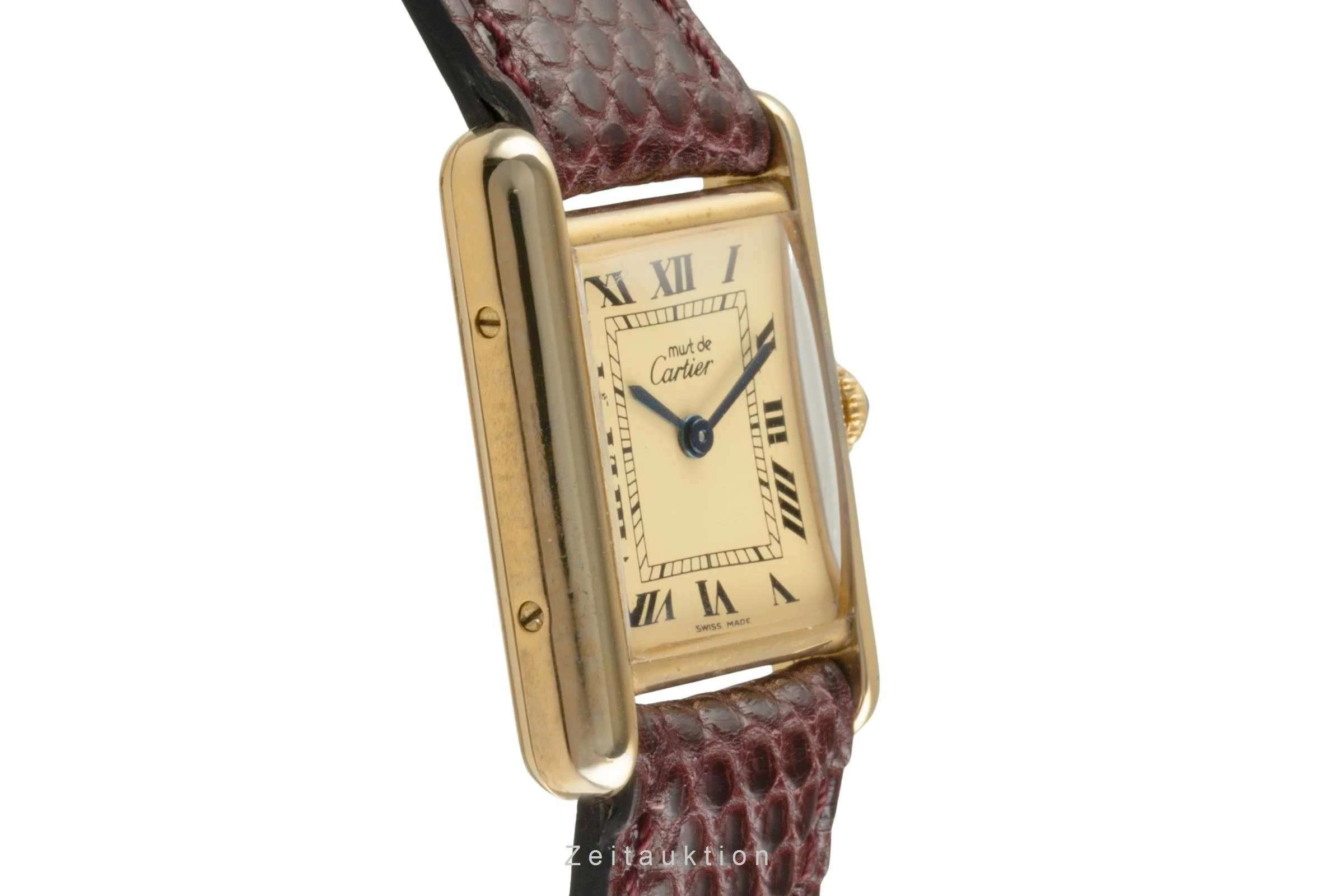 Cartier Tank silver-gilt quartz women's watch W1001354, 5057001  [2504022] - Image 8
