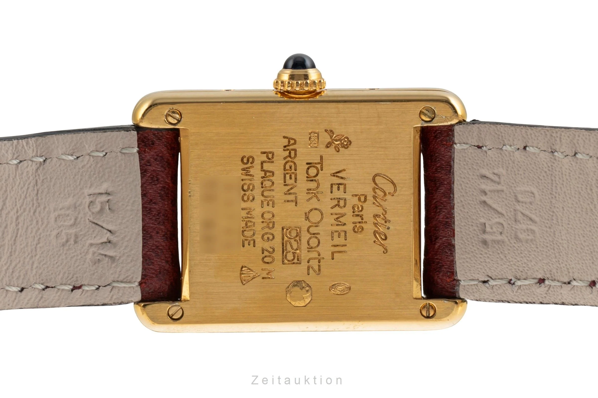 Cartier Tank silver-gilt quartz women's watch W1003153, 557051  [2503747] - Image 11