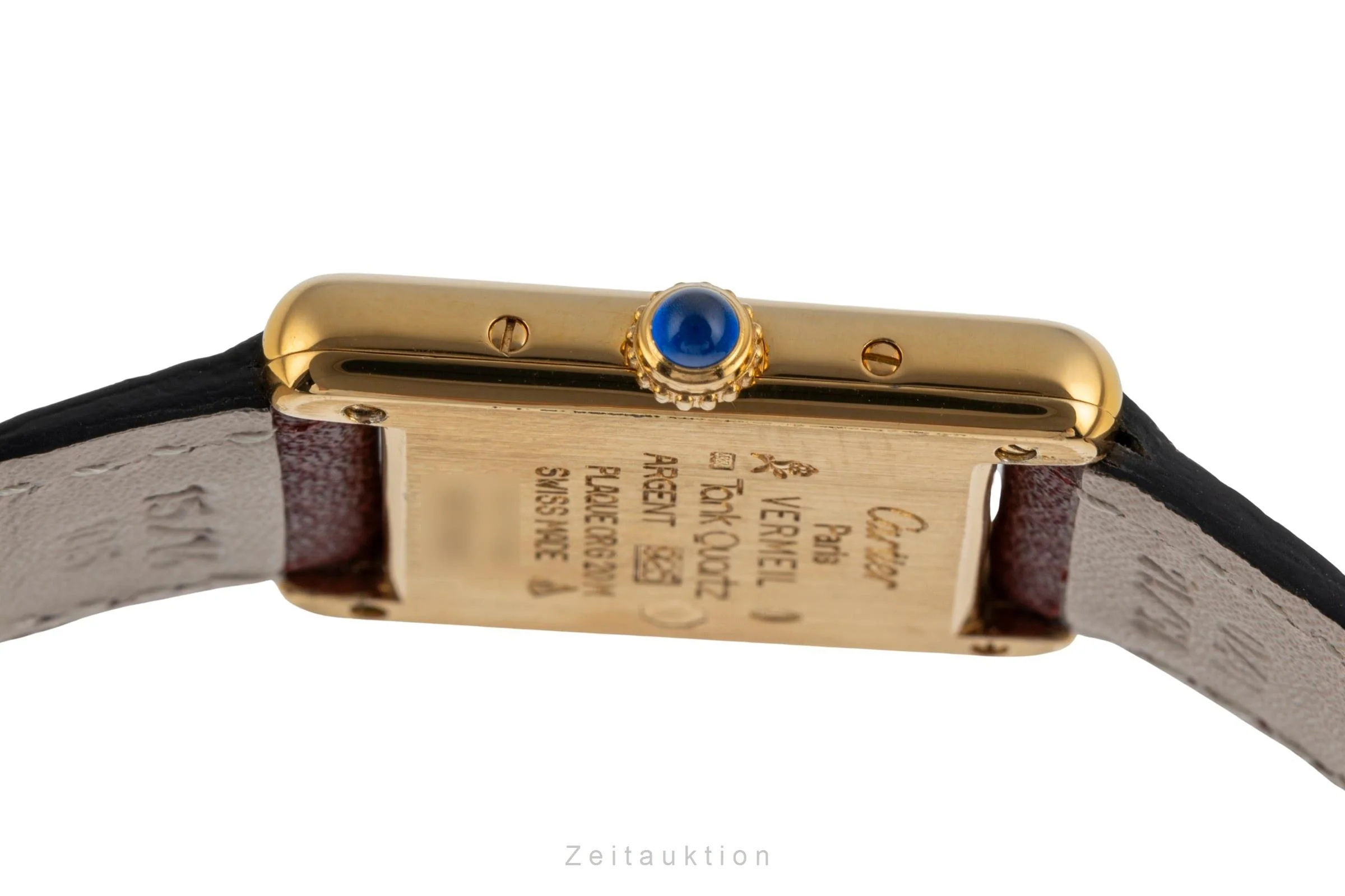 Cartier Tank silver-gilt quartz women's watch W1003153, 557051  [2503747] - Image 12