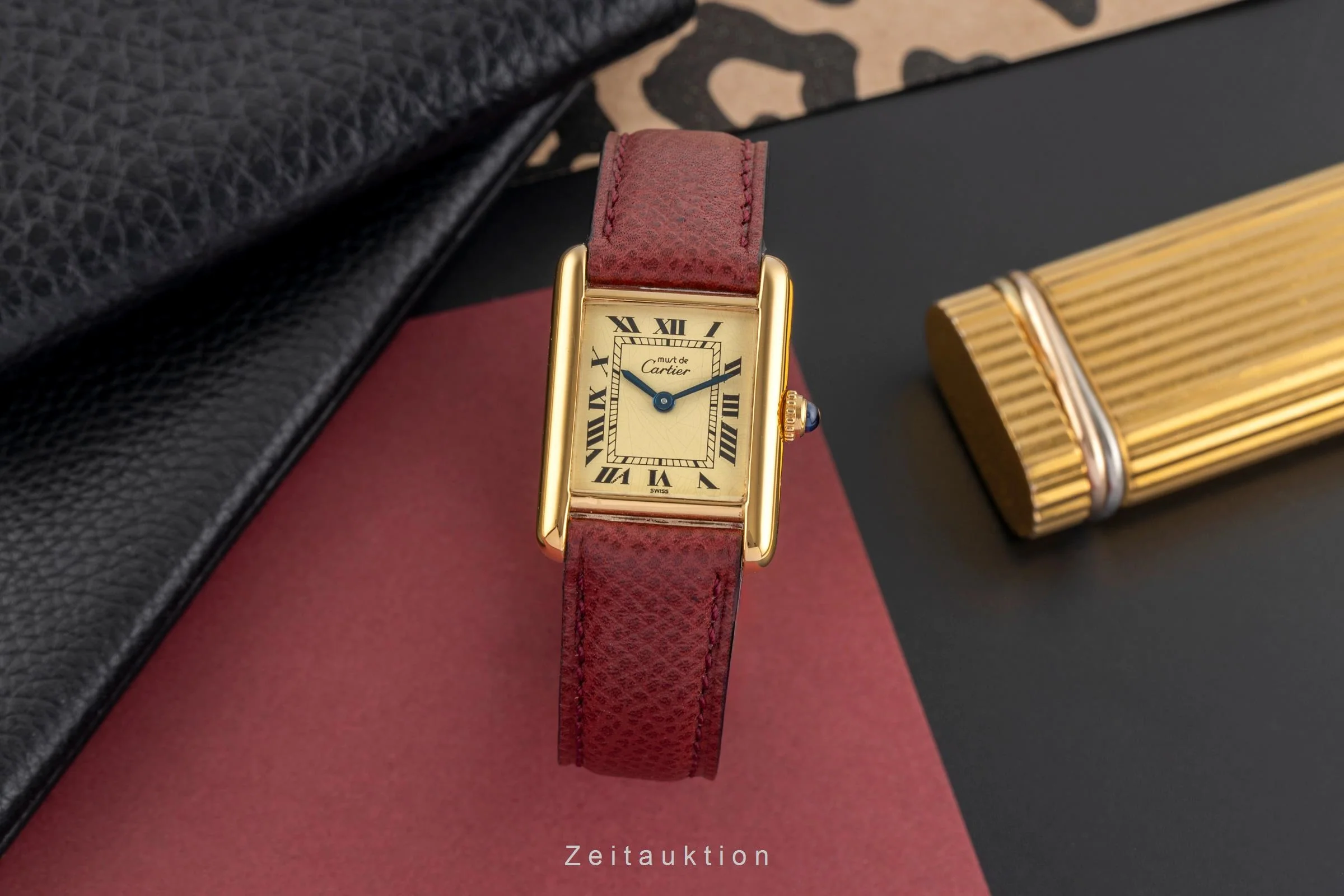 Cartier Tank silver-gilt quartz women's watch W1003153, 557051  [2503747] - Image 4