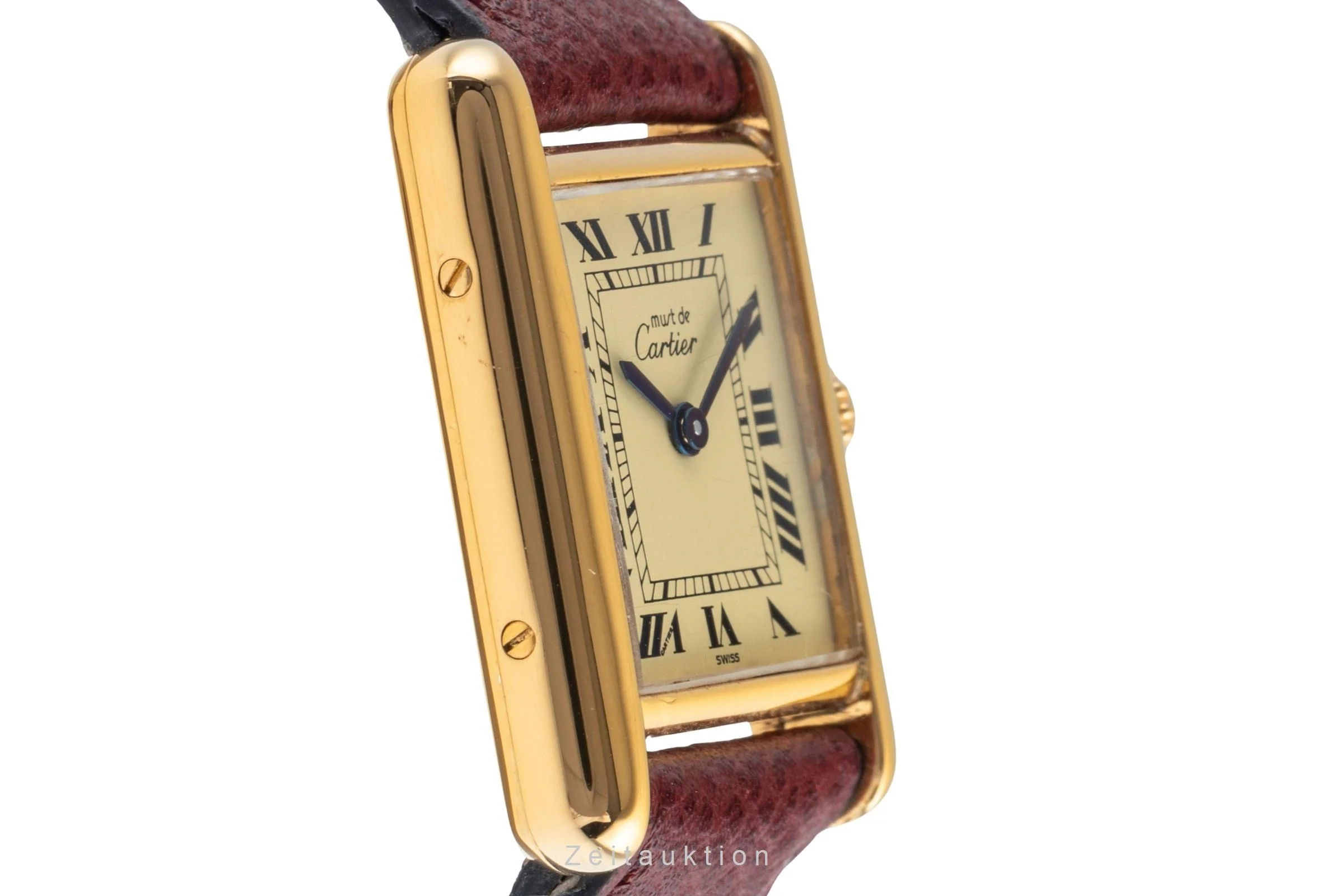 Cartier Tank silver-gilt quartz women's watch W1003153, 557051  [2503747] - Image 8