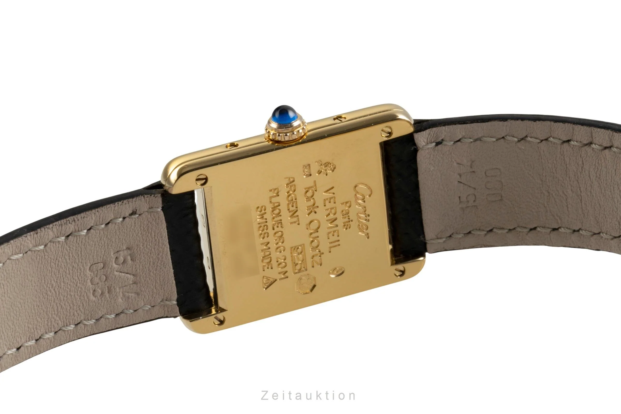 Cartier Tank silver-gilt quartz women's watch W1005554, 5057001  [2504292] - Image 11