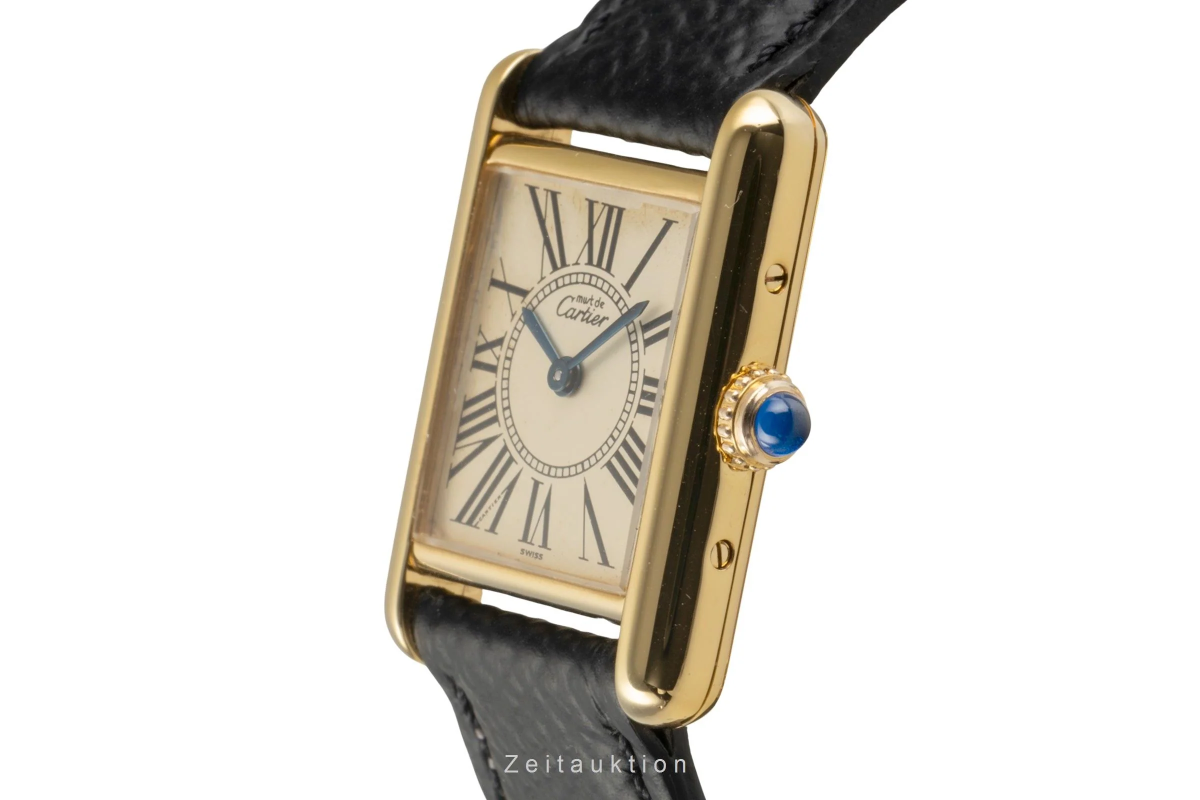 Cartier Tank silver-gilt quartz women's watch W1005554, 5057001  [2504292] - Image 7