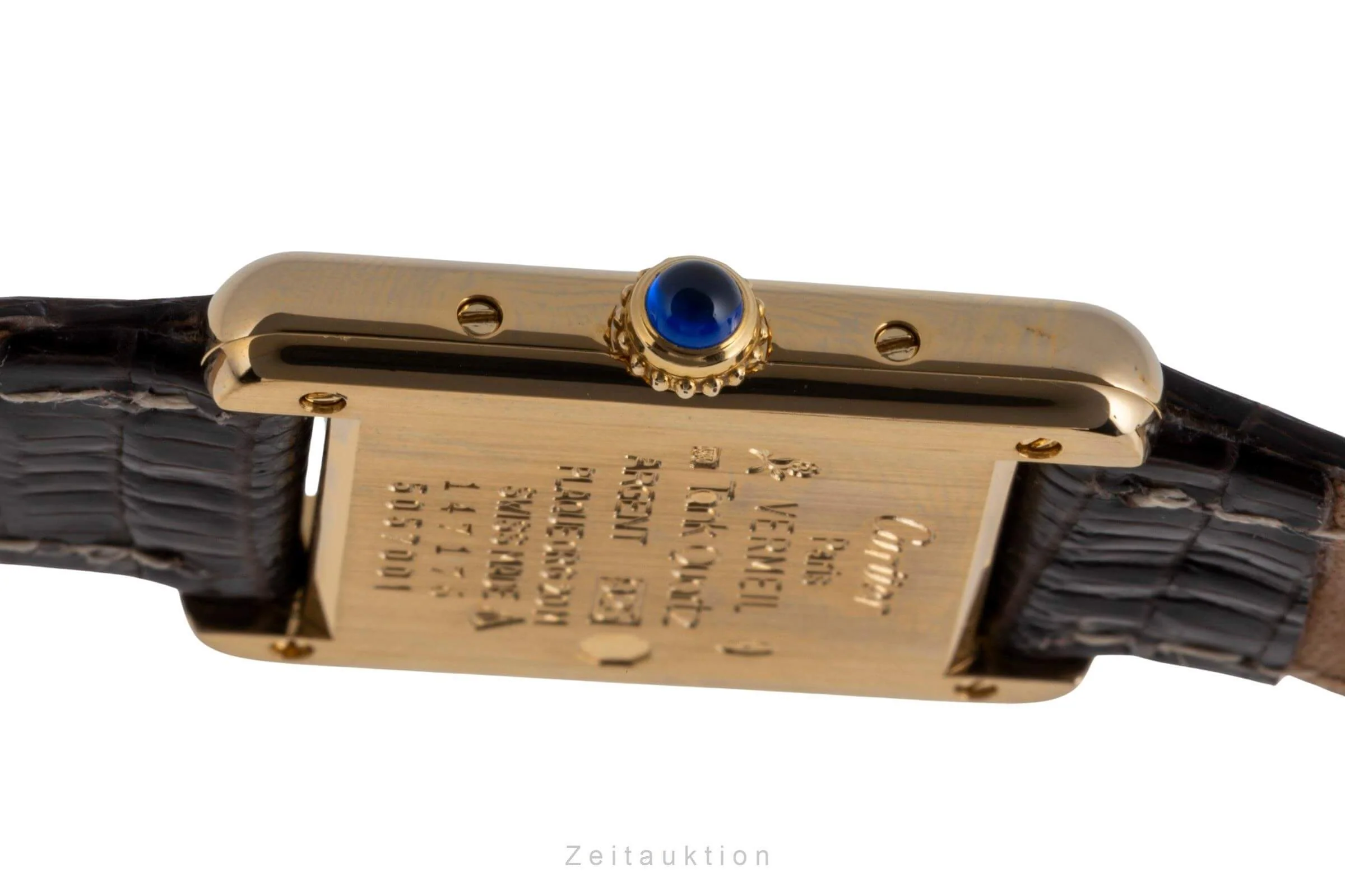 Cartier Tank silver-gilt quartz women's watch W1006354  [2502317] - Image 11