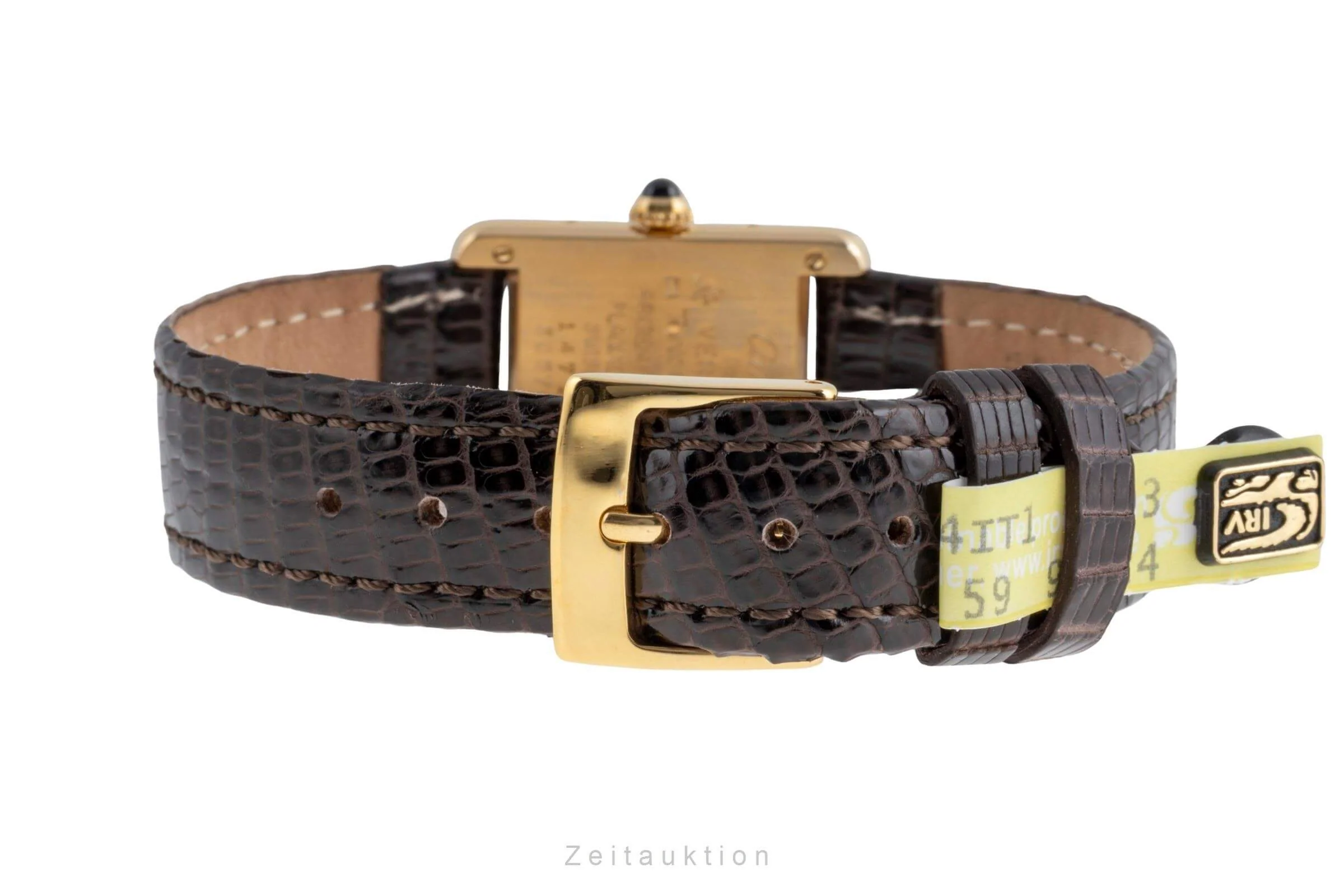 Cartier Tank silver-gilt quartz women's watch W1006354  [2502317] - Image 12