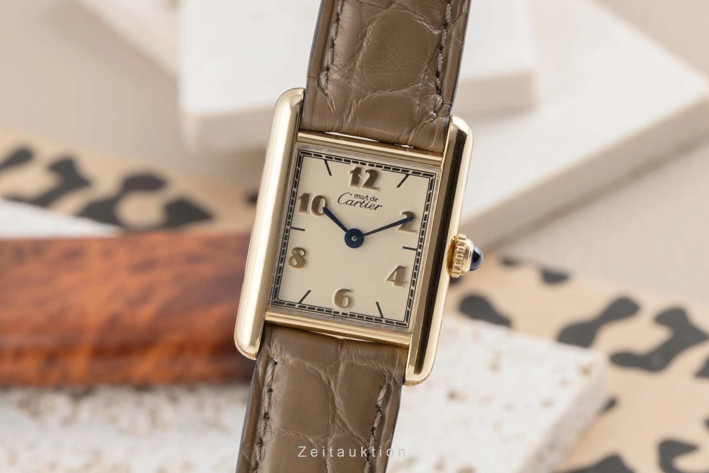 Cartier Tank silver-gilt quartz women's watch W1008354, 5057001  [2504167] - Image 2