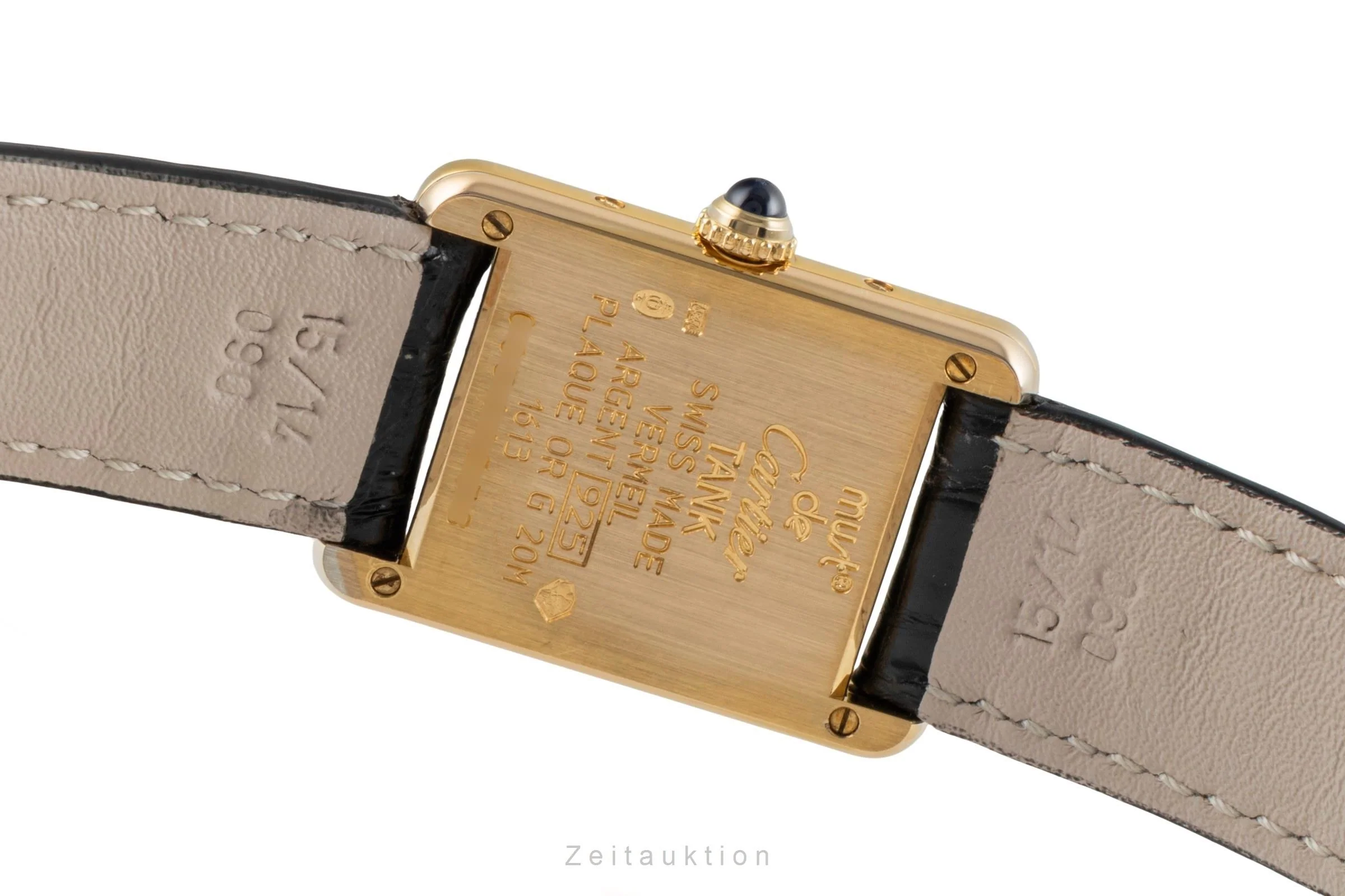 Cartier Tank silver-gilt quartz women's watch W1009654  [2600475] - Image 11