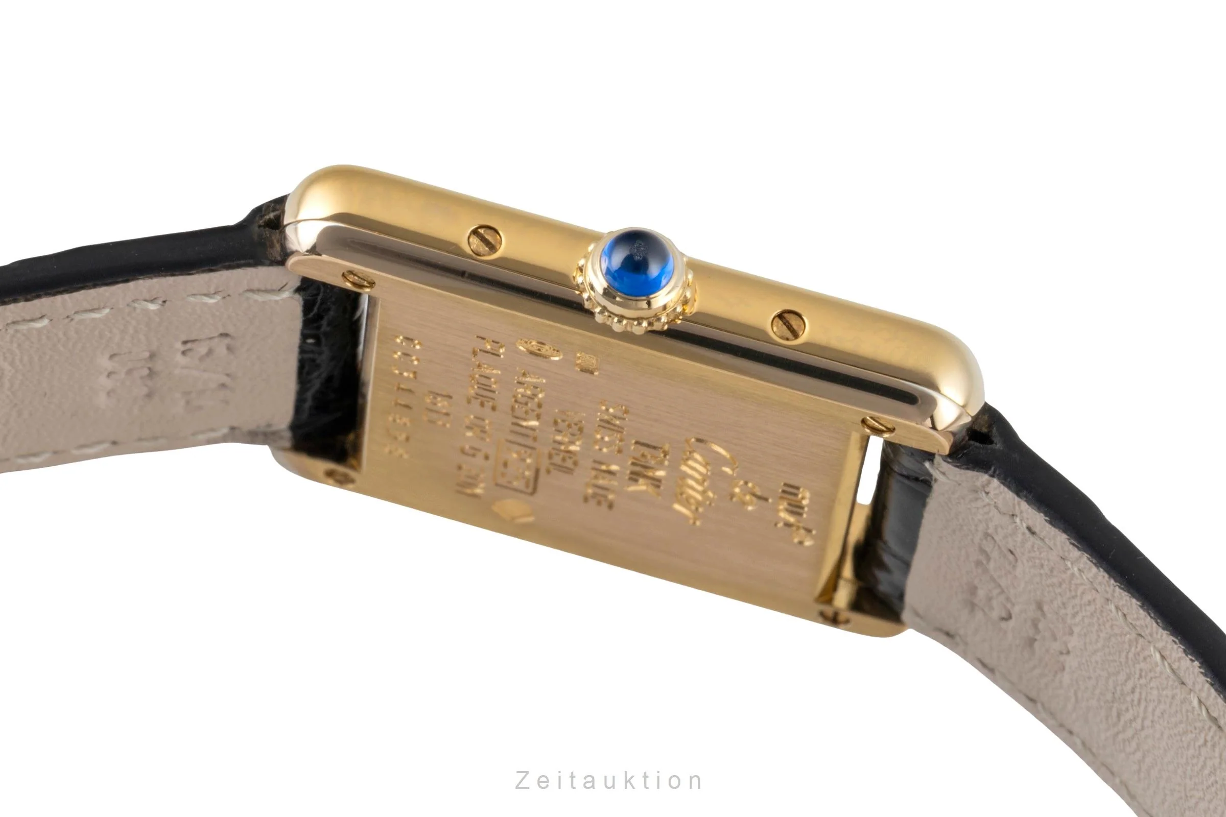 Cartier Tank silver-gilt quartz women's watch W1009654  [2600475] - Image 12