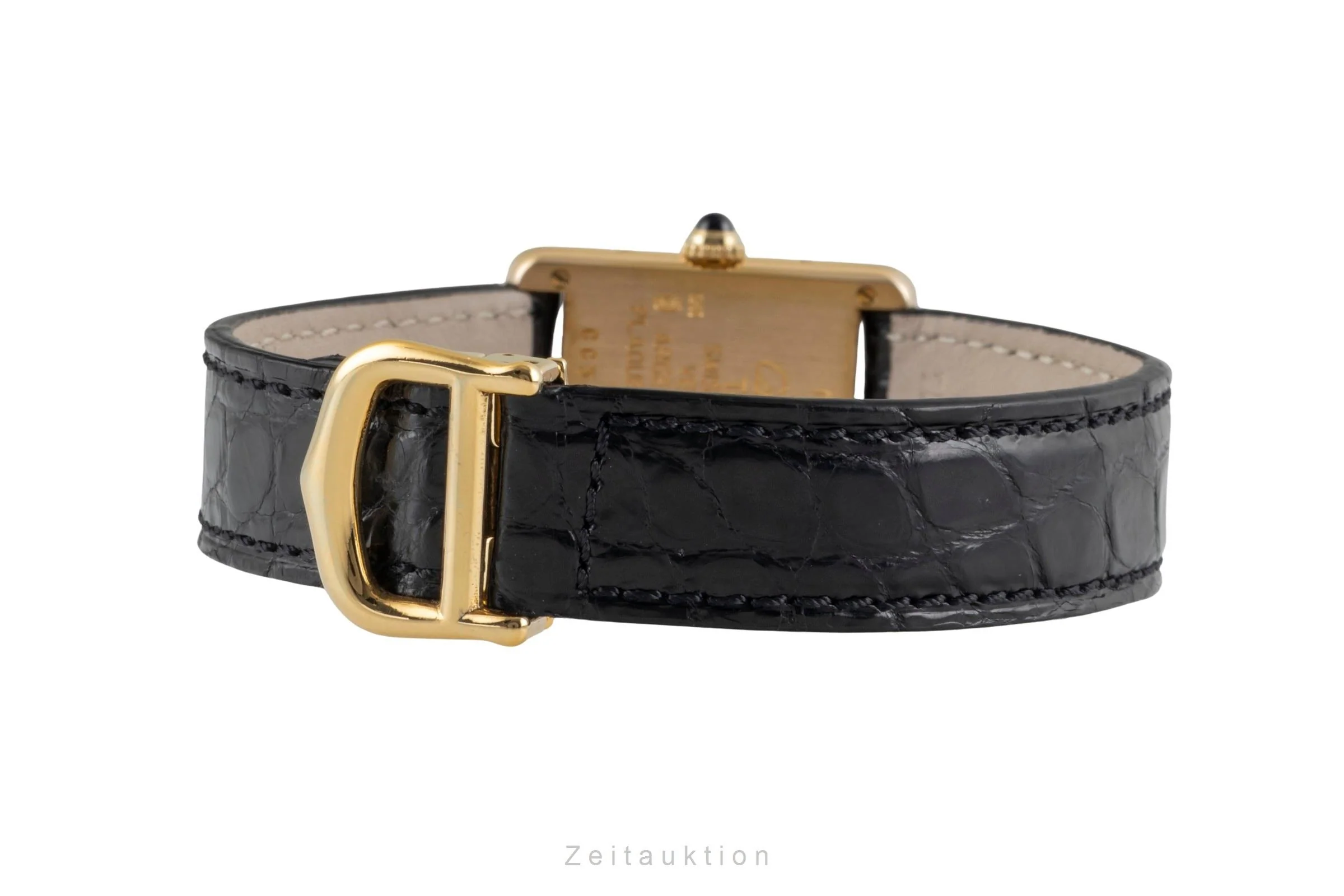 Cartier Tank silver-gilt quartz women's watch W1009654  [2600475] - Image 13