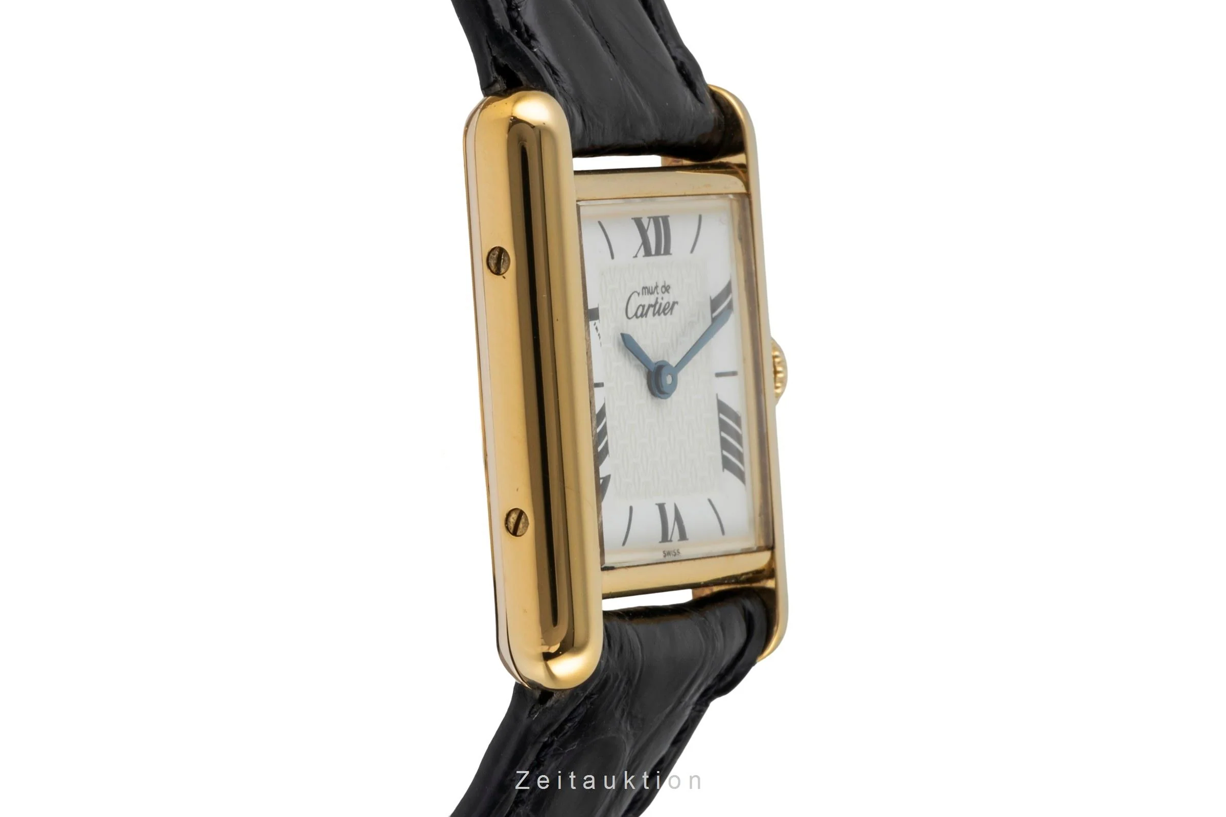 Cartier Tank silver-gilt quartz women's watch W1009654  [2600475] - Image 8