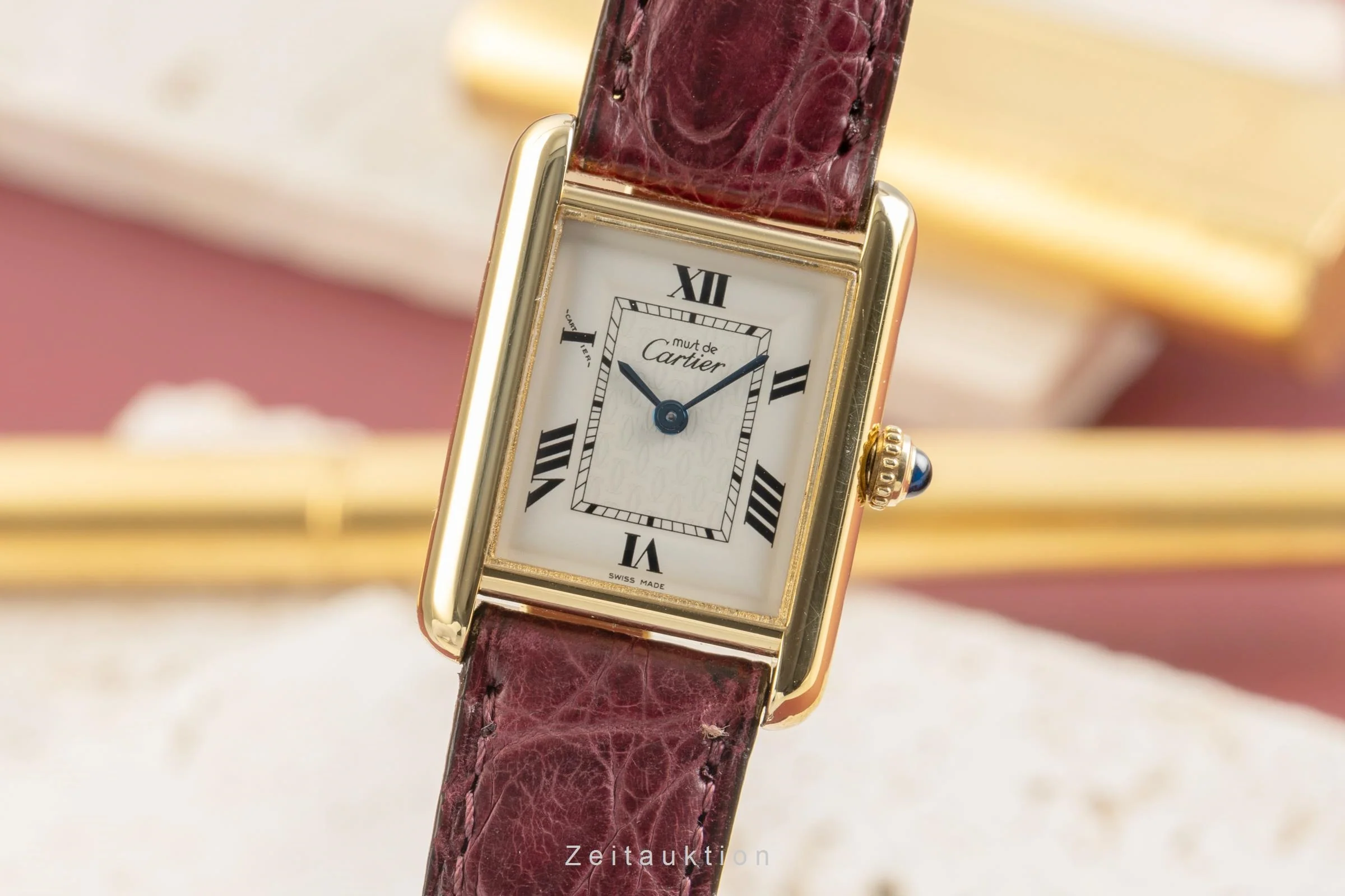 Cartier Tank silver-gilt quartz women's watch W1013654, 2415  [2504014] - Image 2