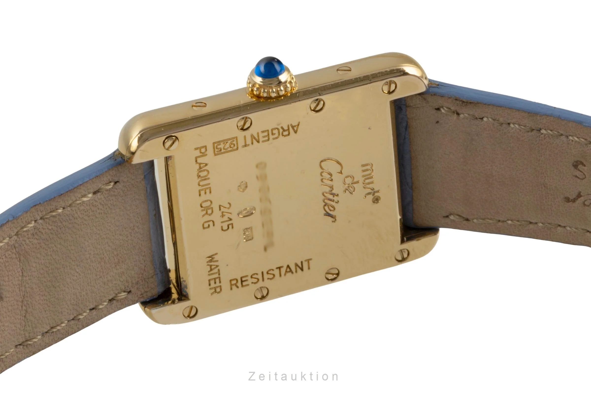 Cartier Tank silver-gilt quartz women's watch W1013654, 2415  [2504125] - Image 11
