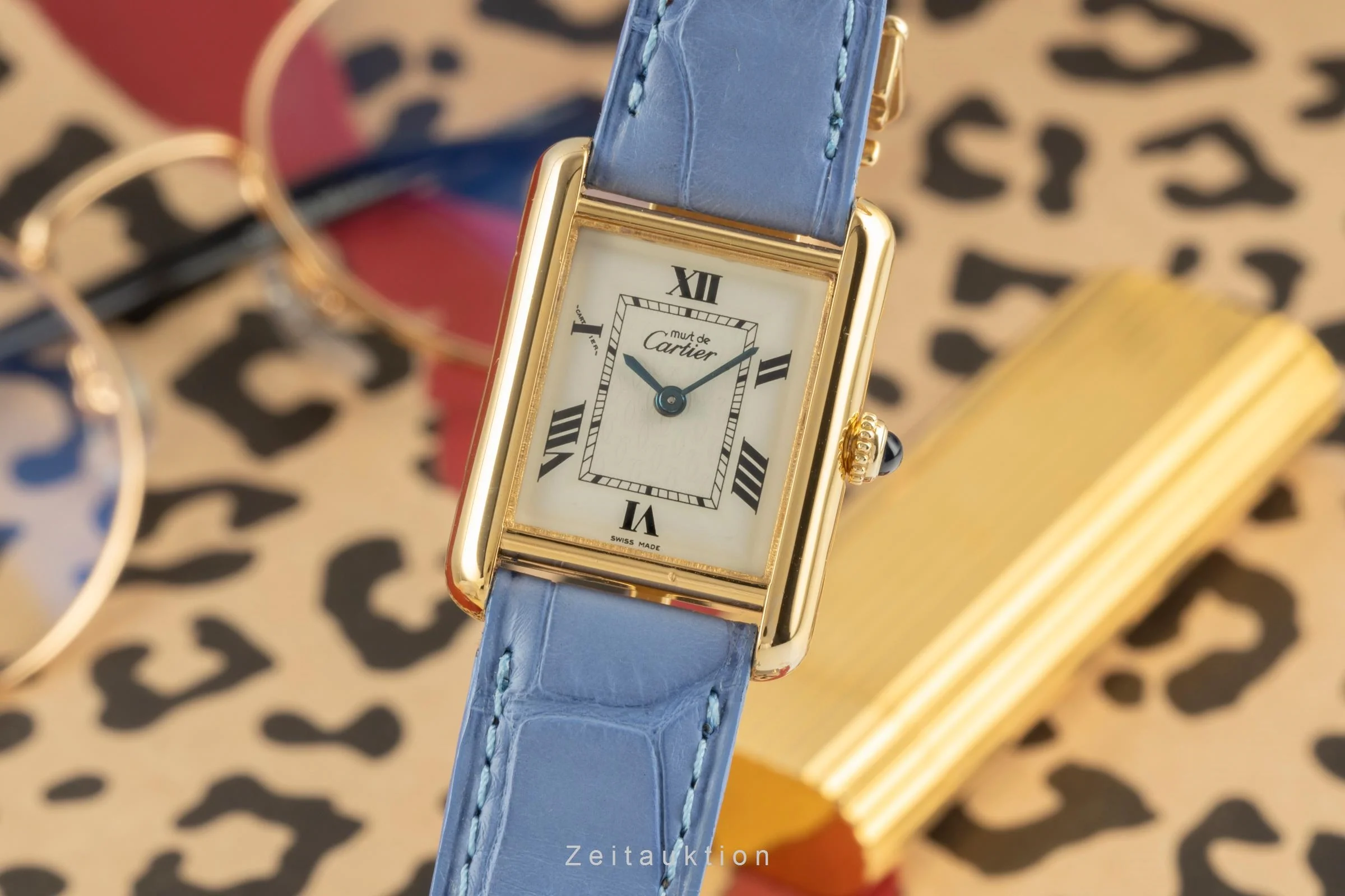 Cartier Tank silver-gilt quartz women's watch W1013654, 2415  [2504125] - Image 2