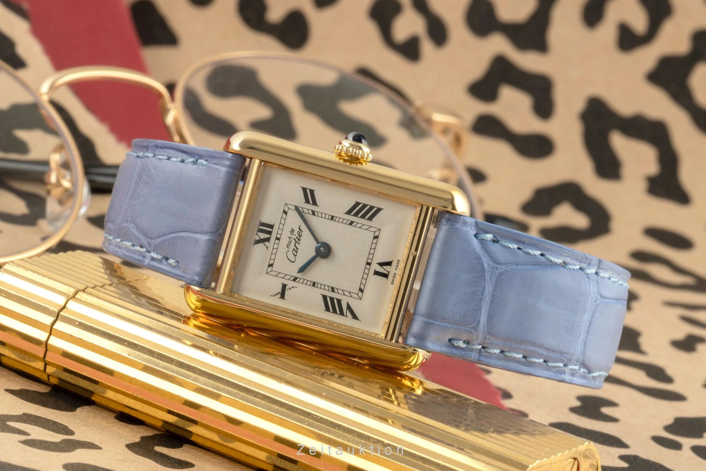 Cartier Tank silver-gilt quartz women's watch W1013654, 2415  [2504125] - Image 3
