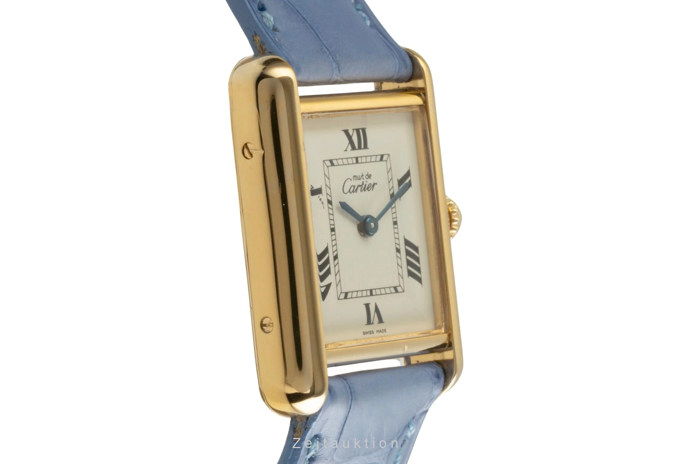 Cartier Tank silver-gilt quartz women's watch W1013654, 2415  [2504125] - Image 8