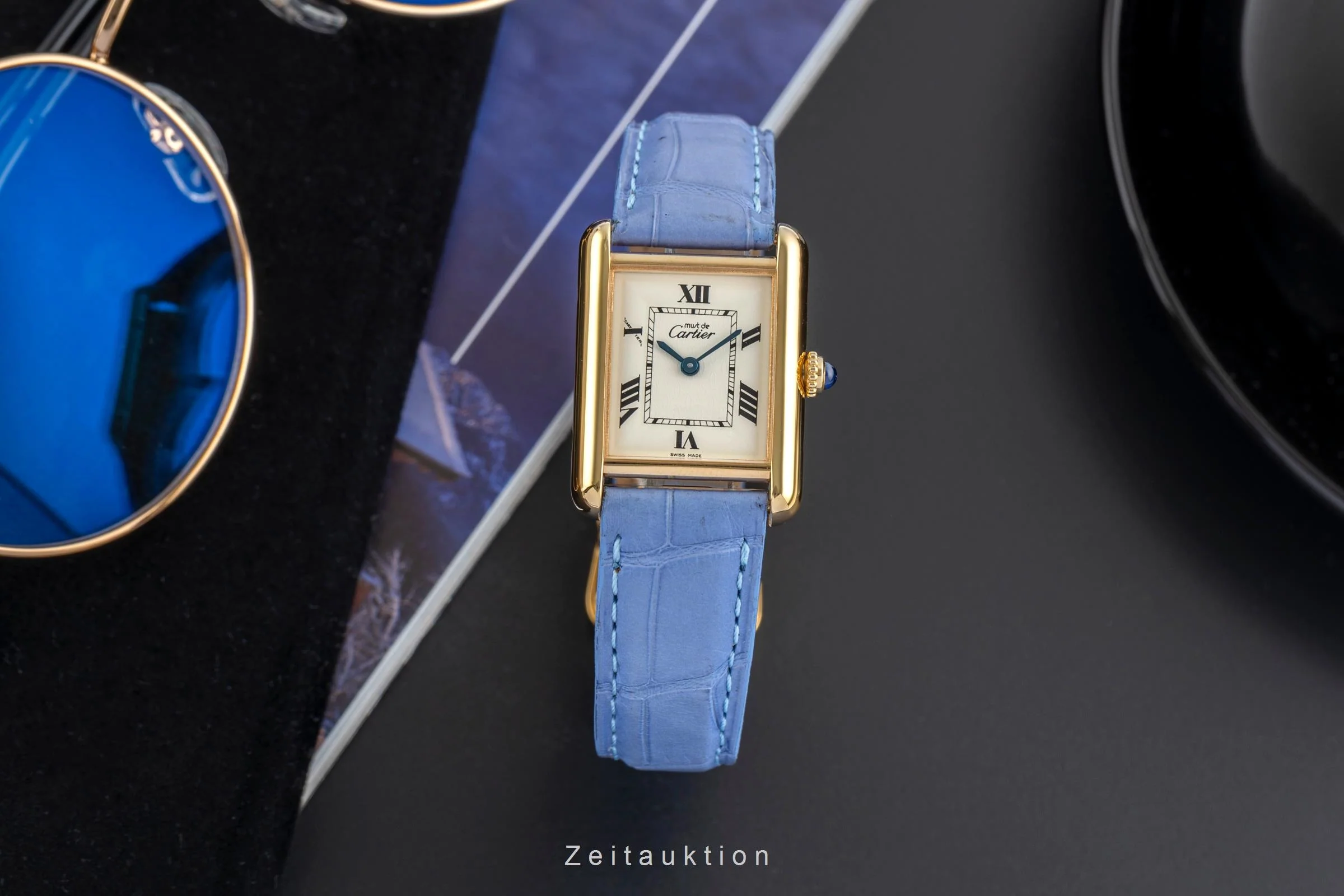 Cartier Tank silver-gilt quartz women's watch W1013654, 2415  [2504825] - Image 4