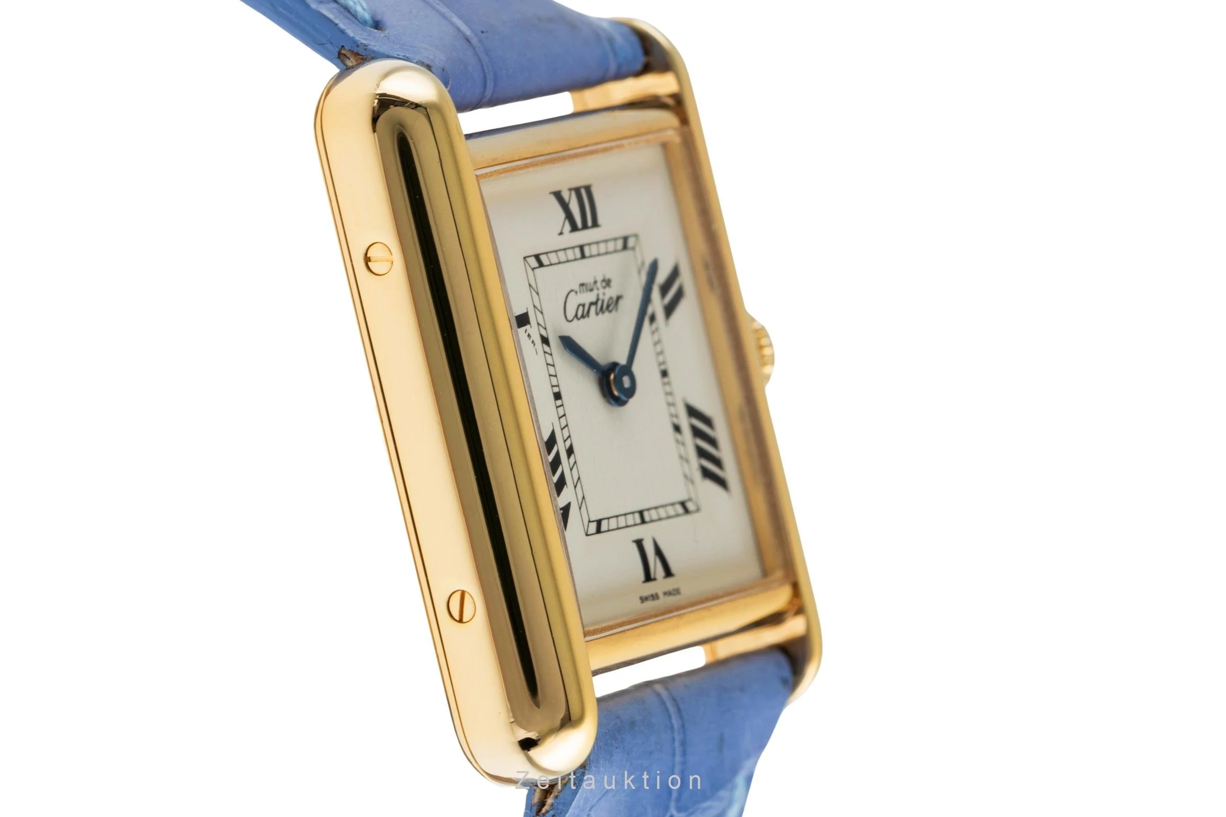 Cartier Tank silver-gilt quartz women's watch W1013654, 2415  [2504825] - Image 8