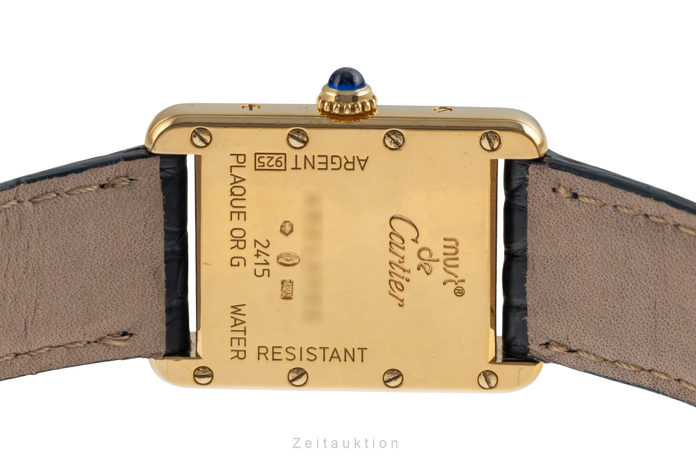 Cartier Tank silver-gilt quartz women's watch W1013854  [2504077] - Image 11