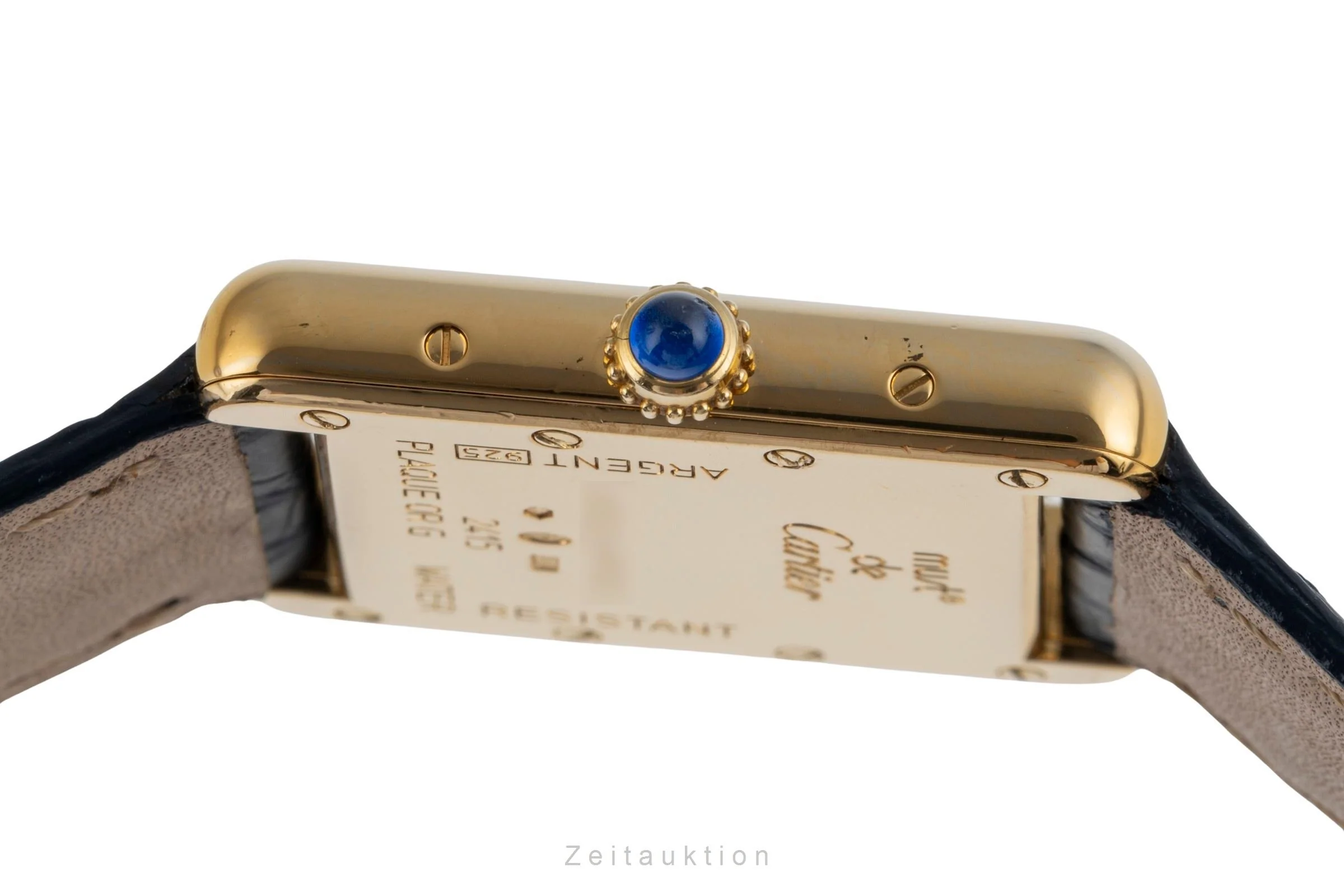 Cartier Tank silver-gilt quartz women's watch W1013854  [2504077] - Image 12